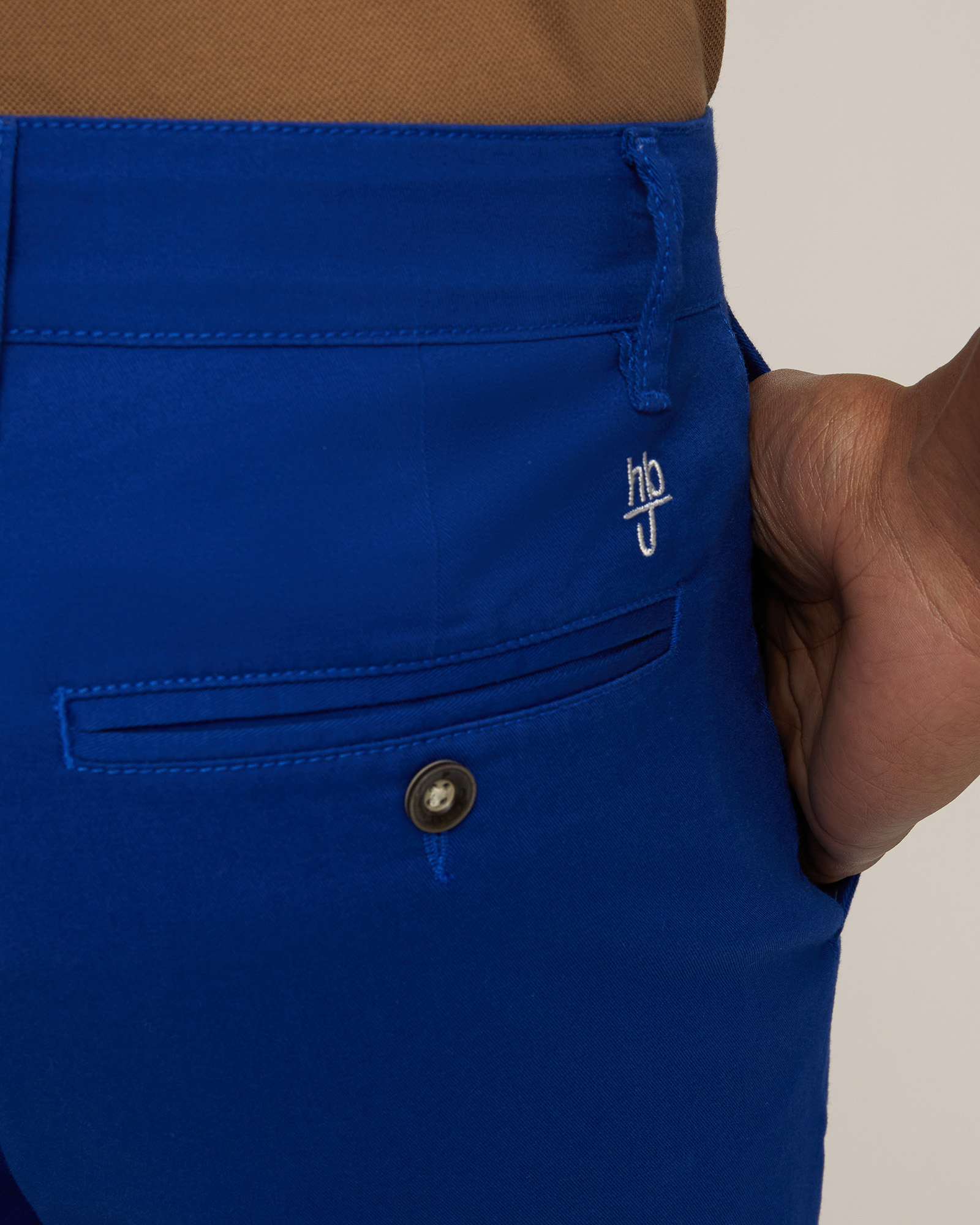 Twill Chino Shorts, Electric Blue, large image number 2
