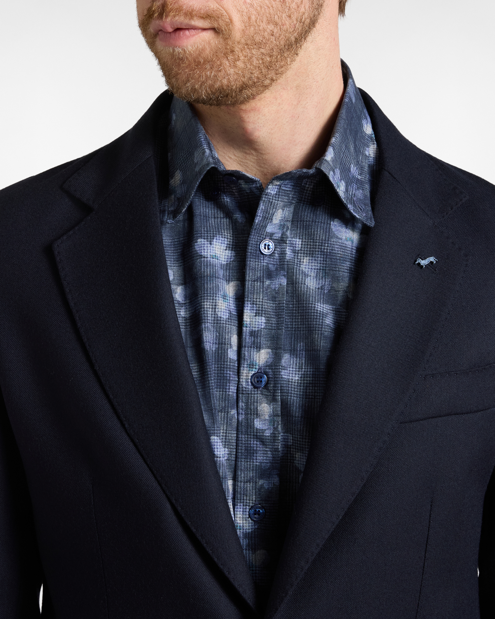 Pure Wool Blazer, NAVY BLUE, large image number 2