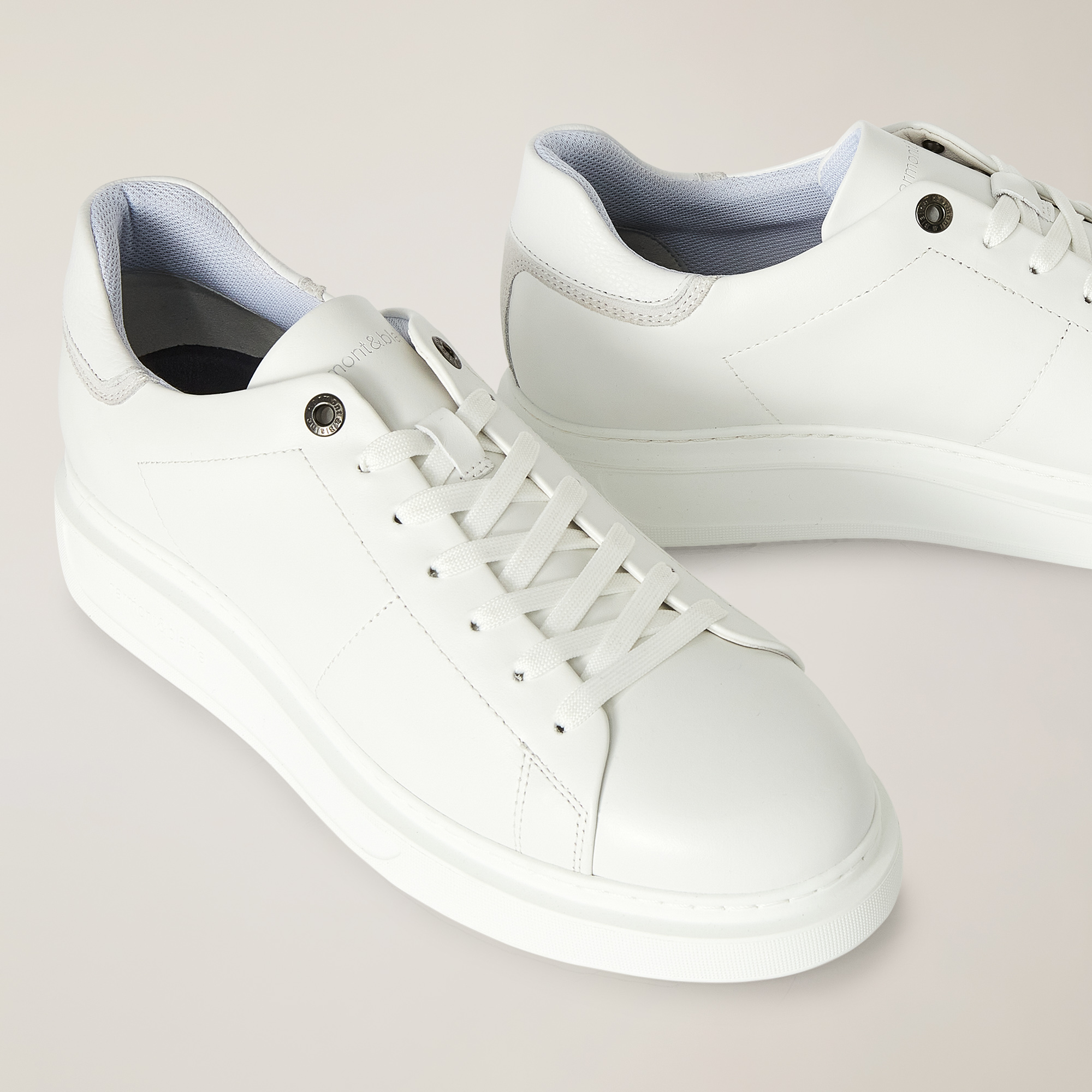 Leather Urban Sneaker, White, large image number 3