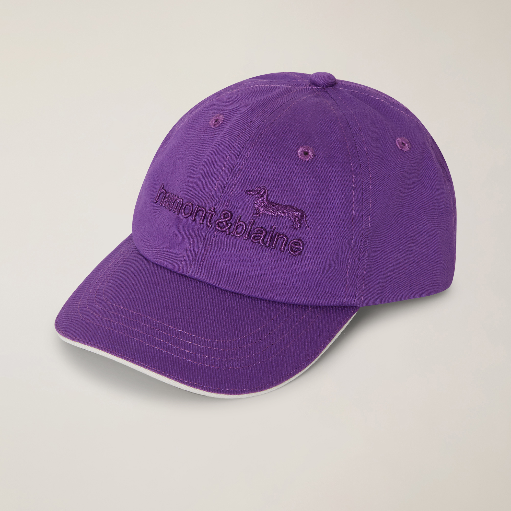 Casquette avec logo brodé , Bleu électrique, large