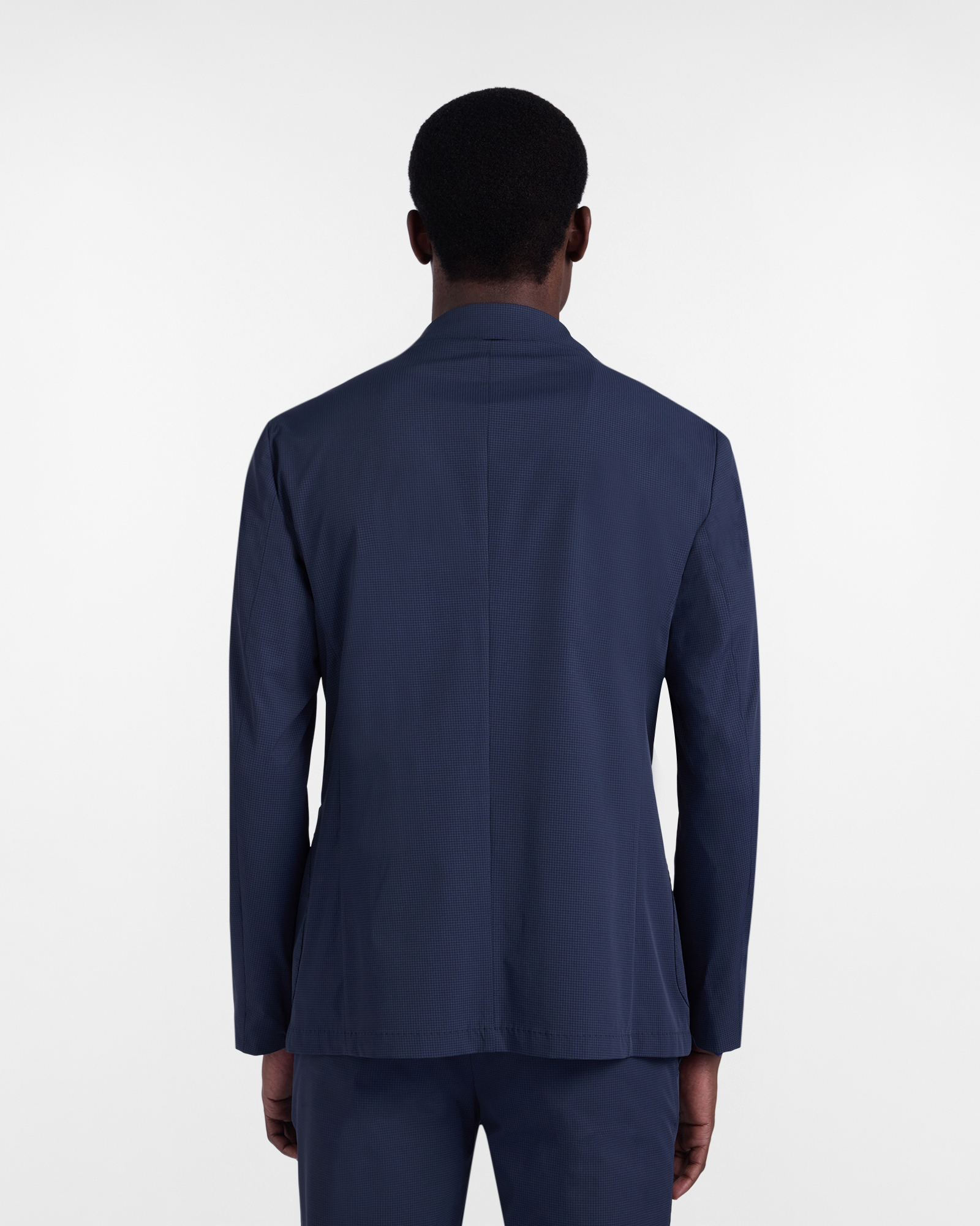 Men's cardigan jacket in technical fabric