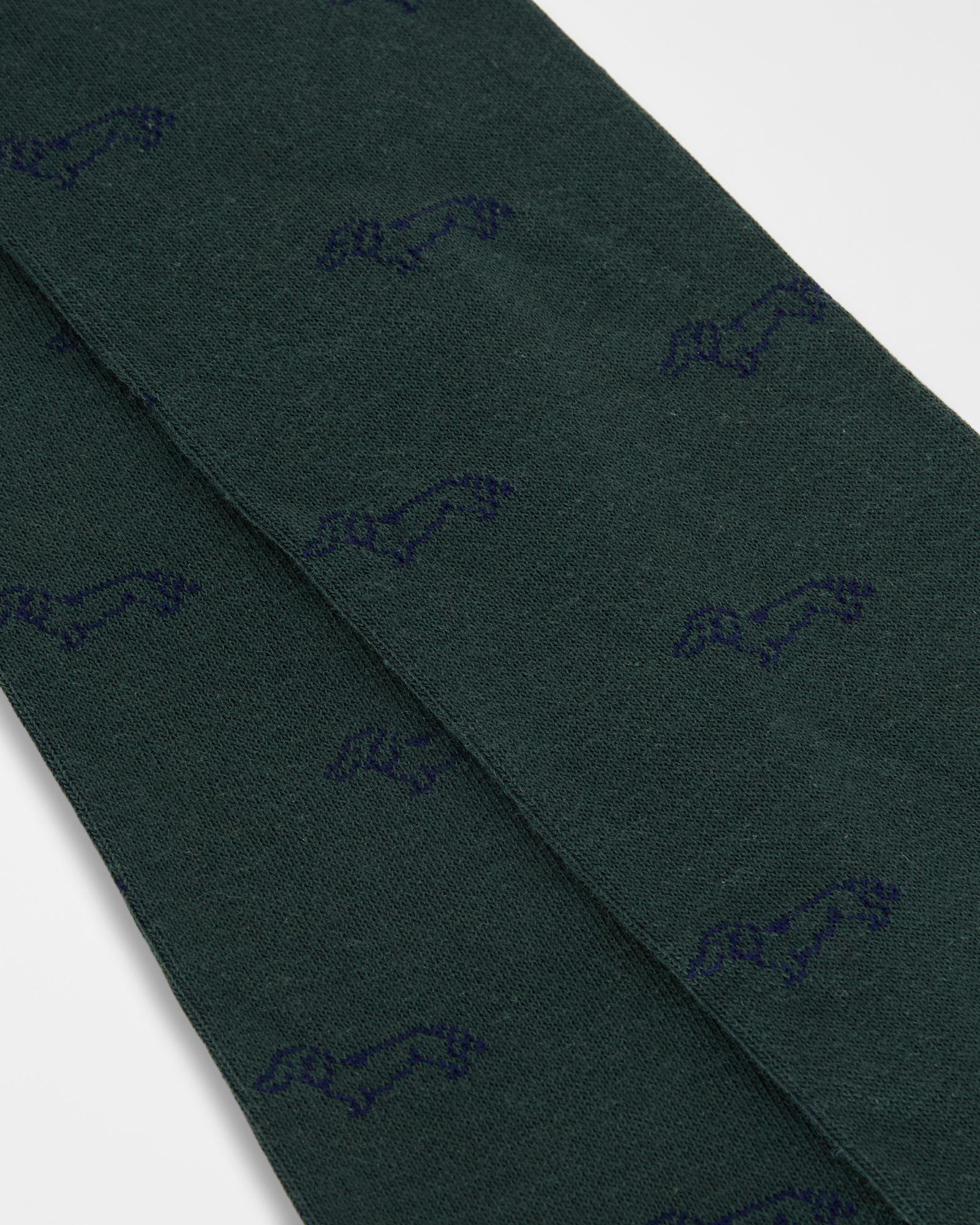 Long socks with all-over dachshund