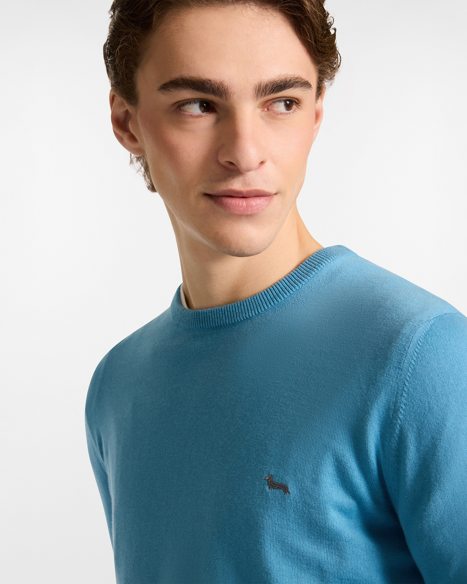 Pullover en Mezcla de Cachemira, Azul Claro, large image number 2