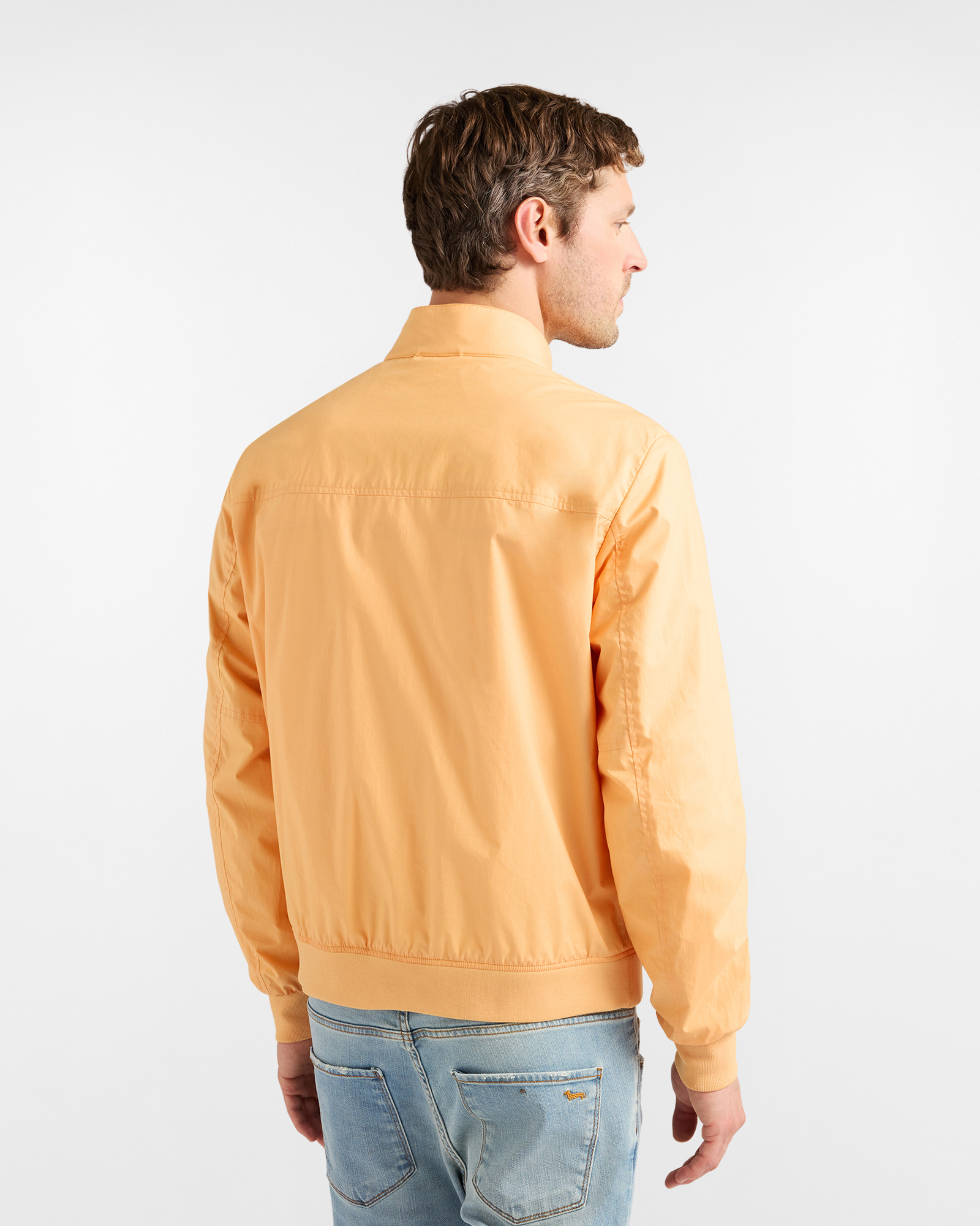 Men's jacket with paper touch effect