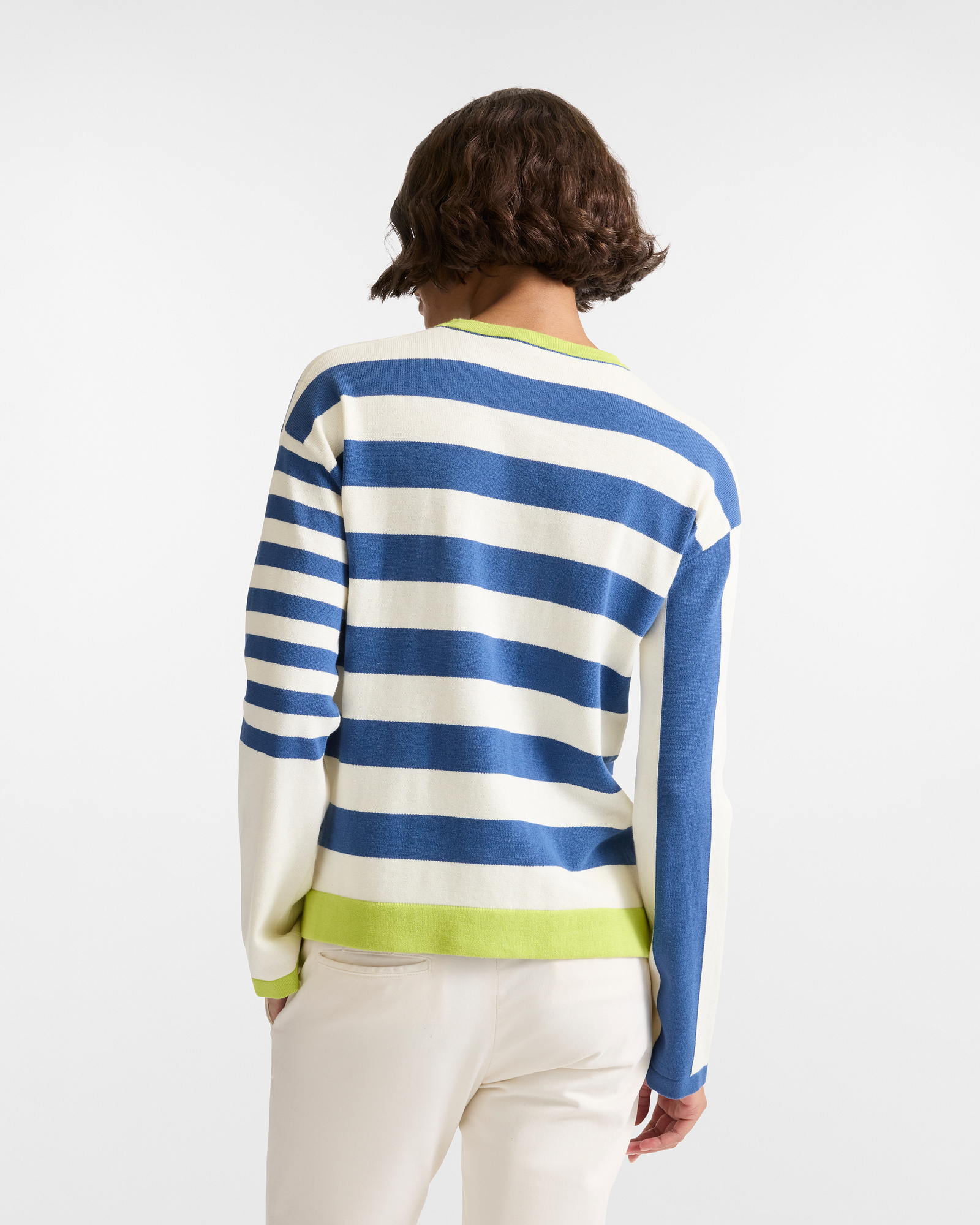Striped Cotton Pullover