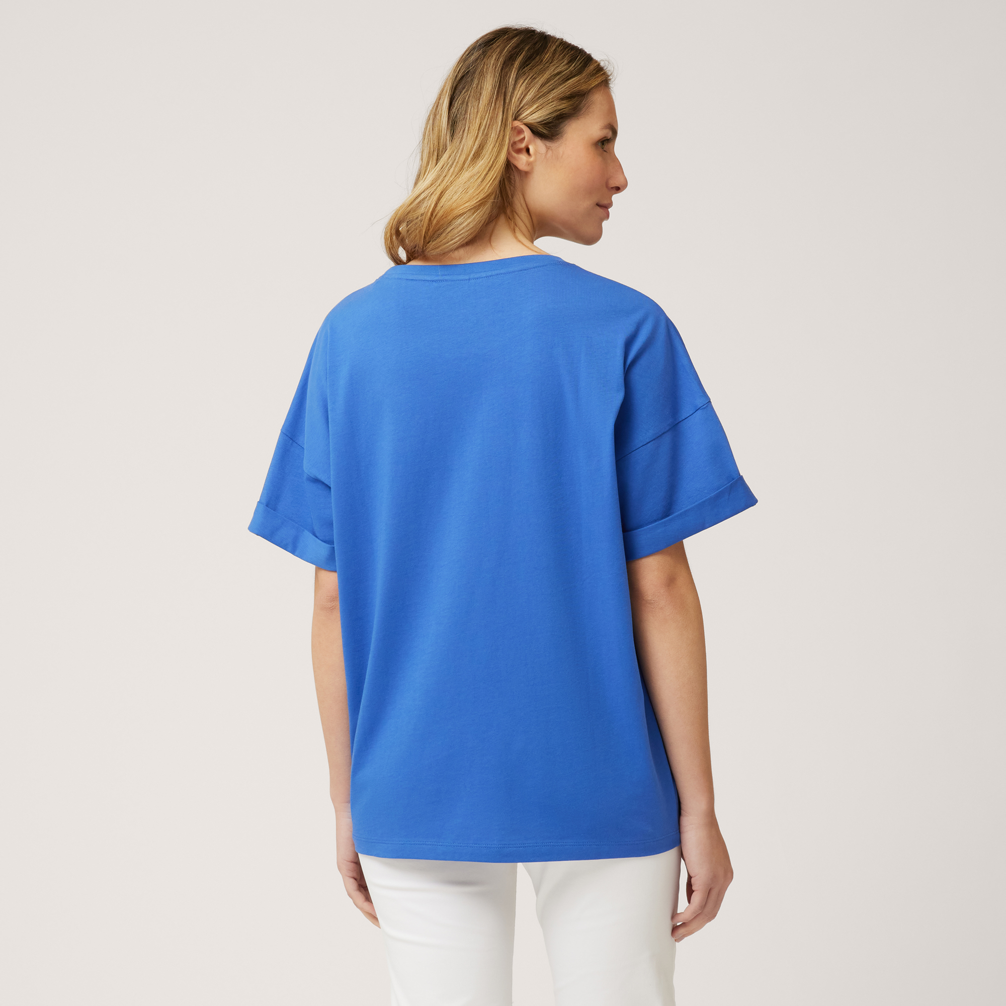 Cotton T-Shirt with Lettering