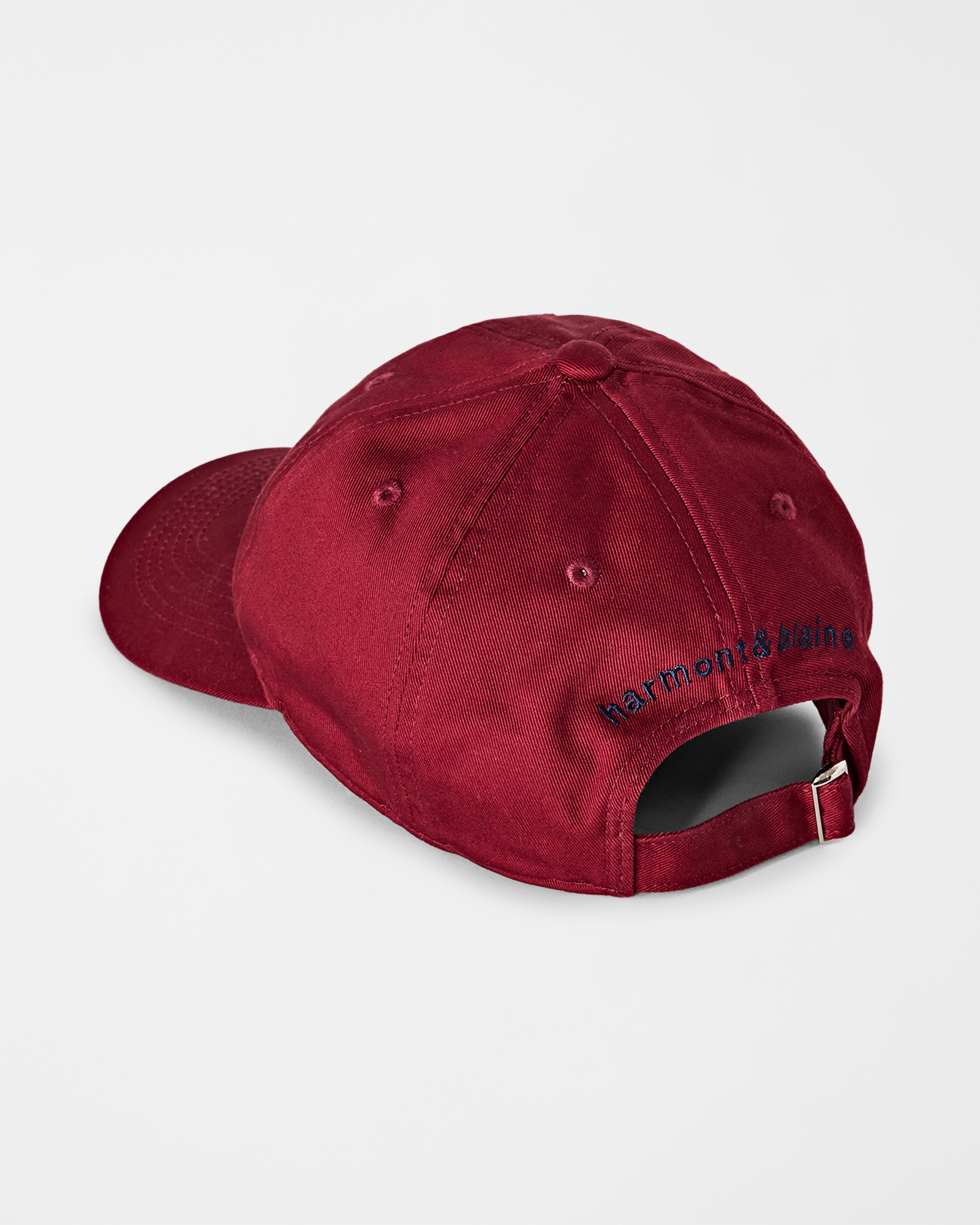 Cotton baseball cap with contrast embroidery, RED, large image number 2