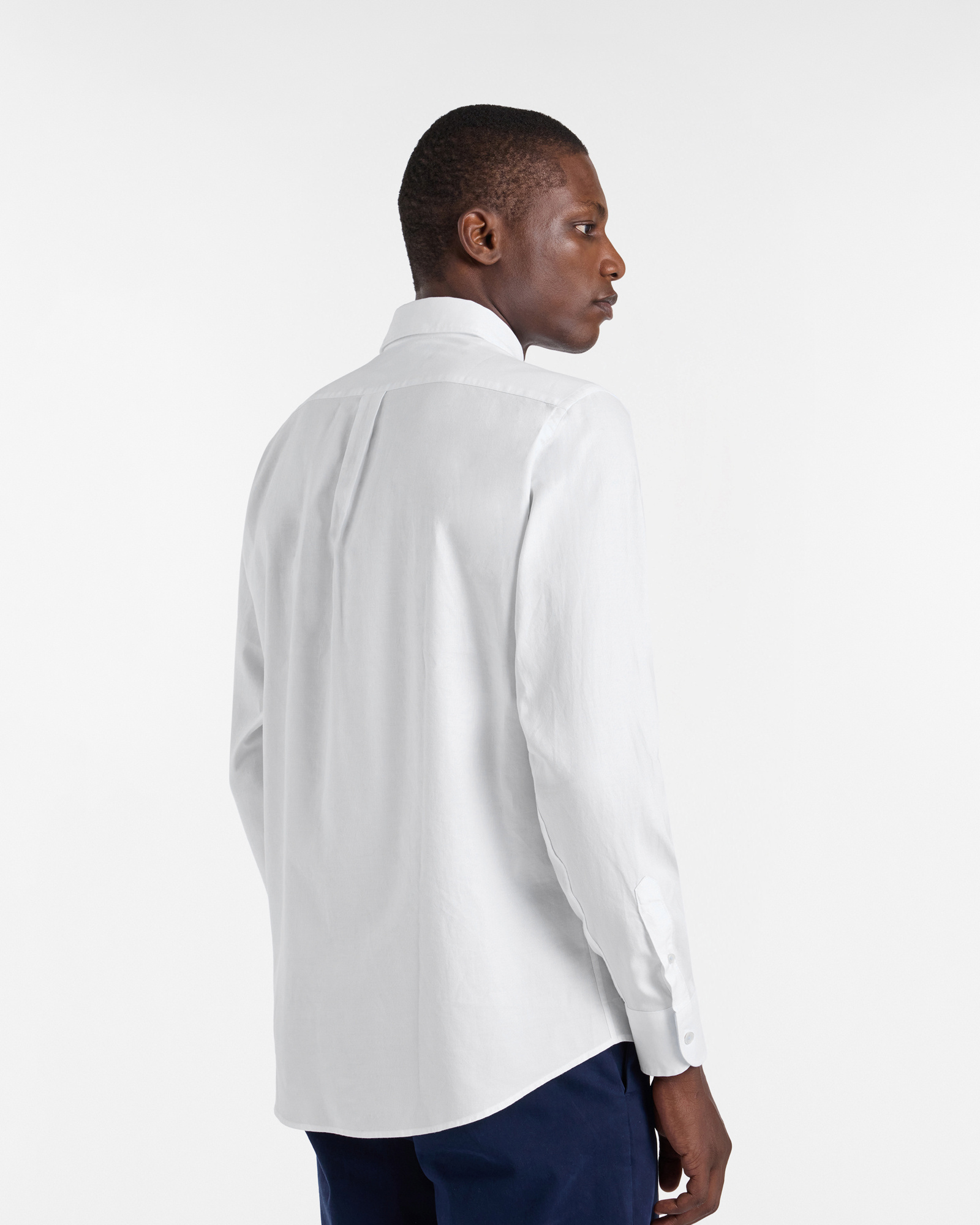 Cotton Shirt with Pocket Square