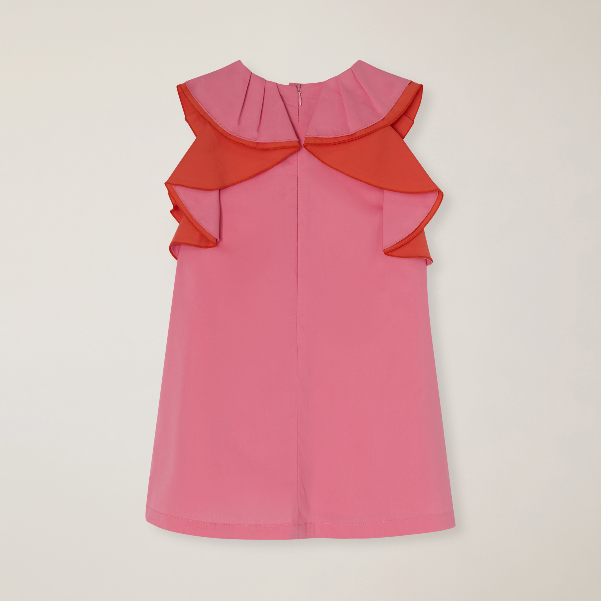 Dress with double ruffles 
