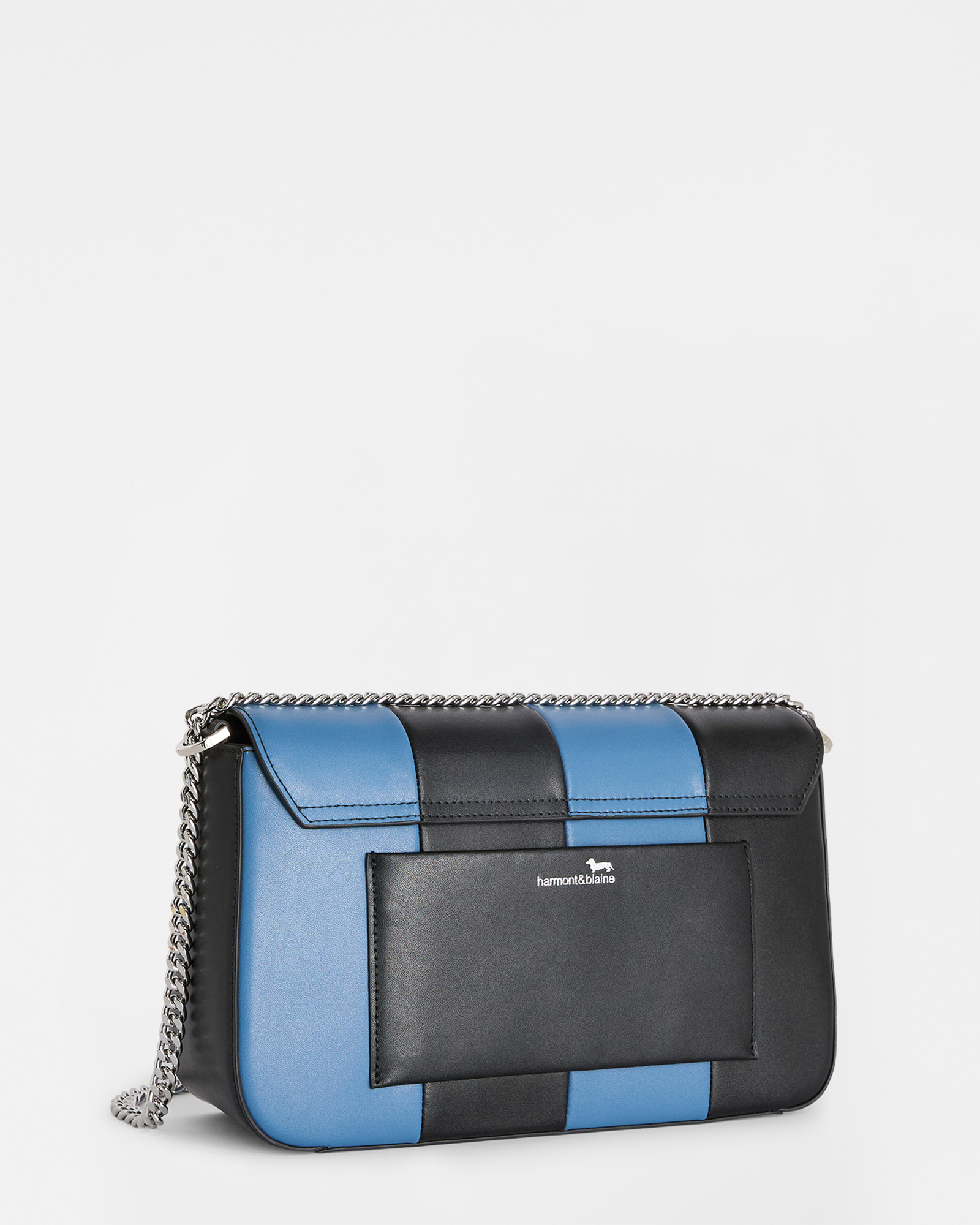 H&B Multicolor Leather Crossbody Bag
