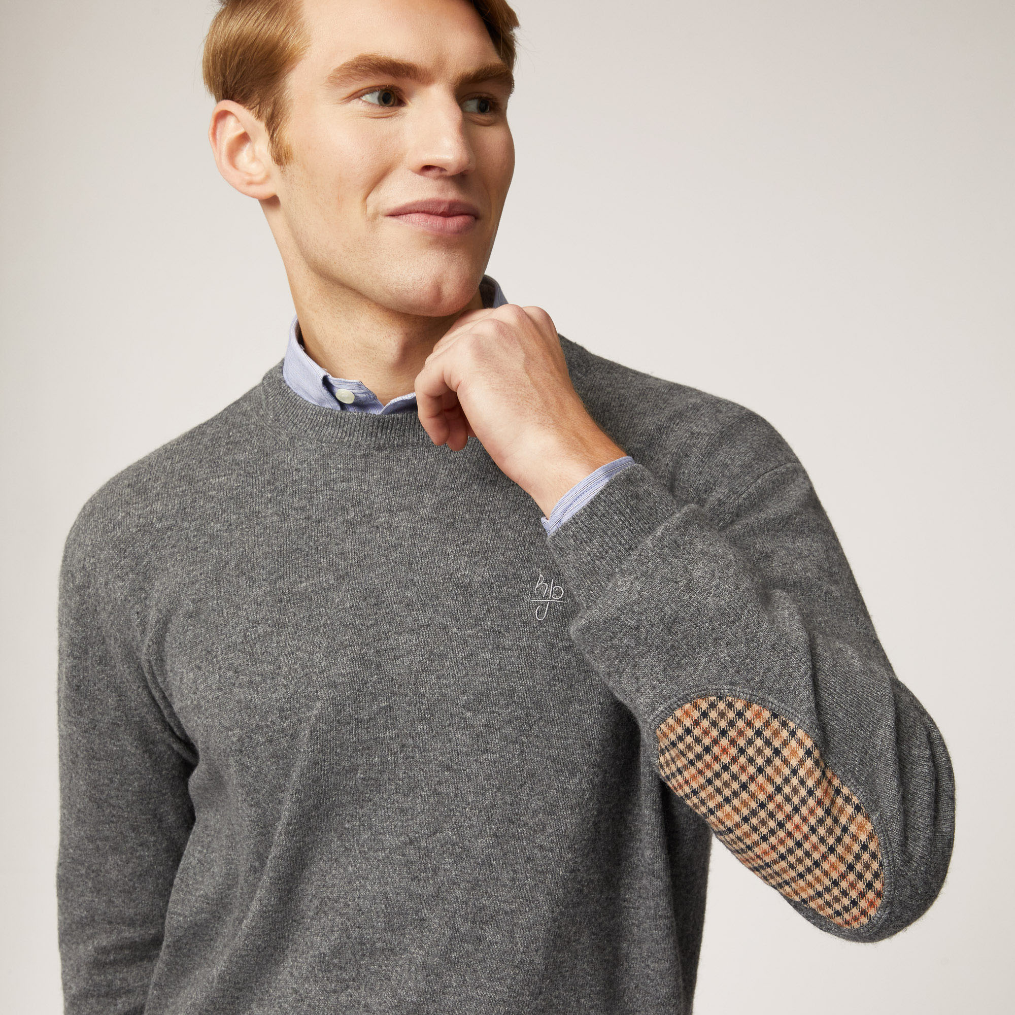 Pullover Girocollo Harmont & Blaine Jeans, Grigio, large image number 2
