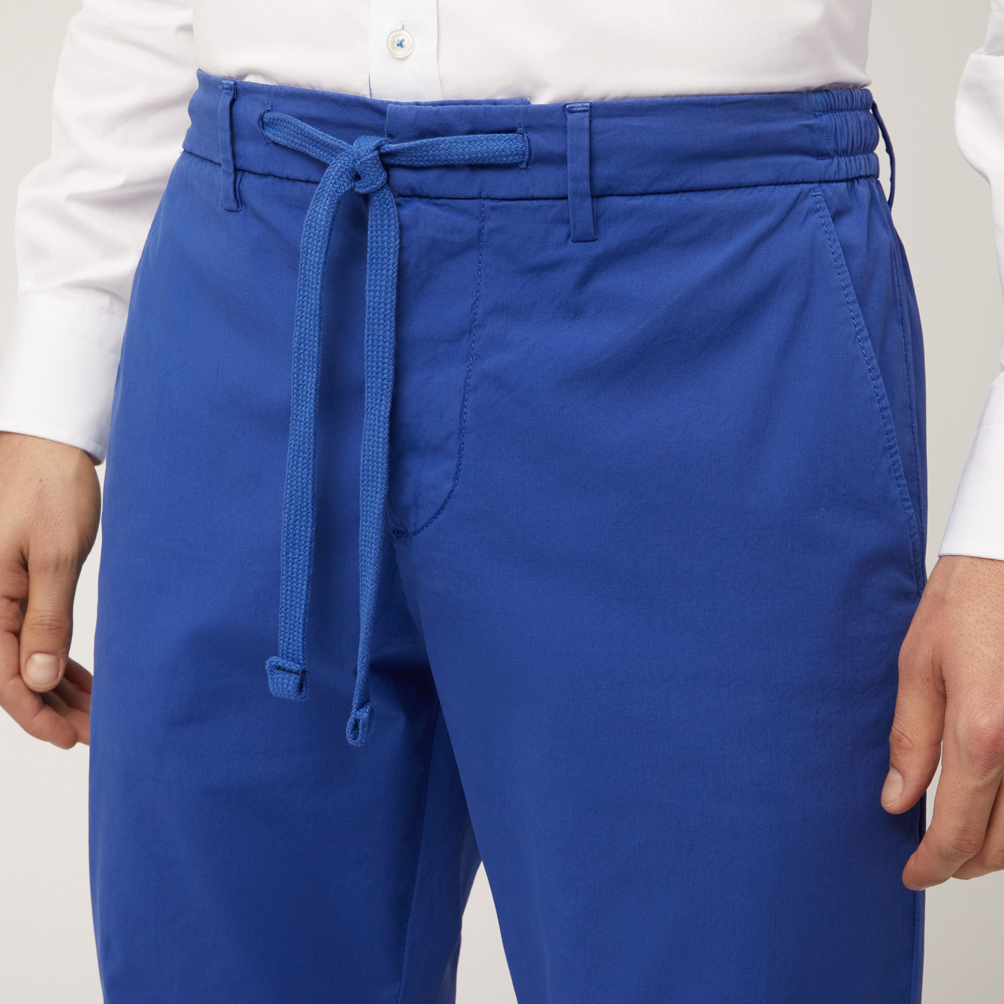 Pantalón estilo jogger de algodón, Hortensia, large image number 2