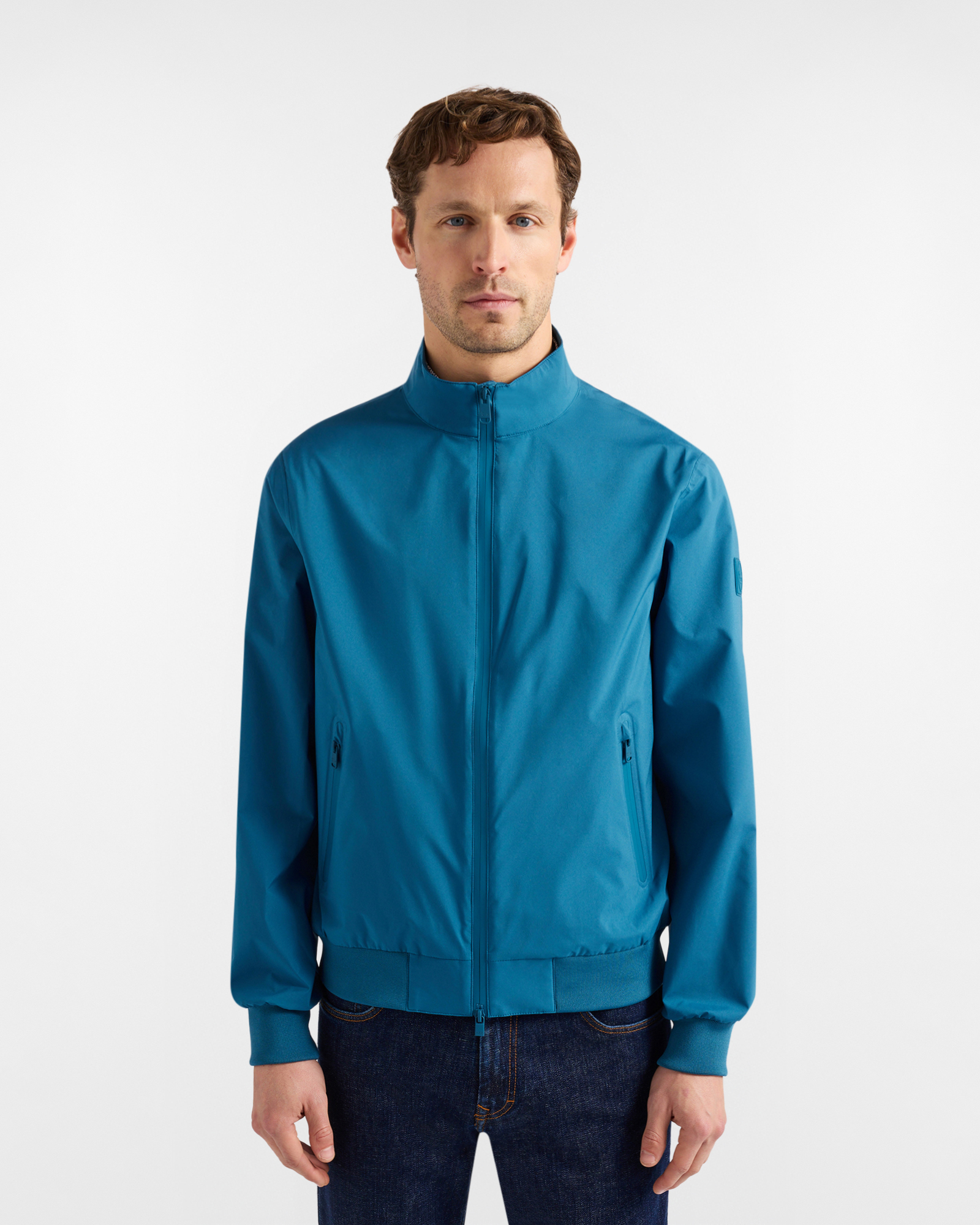 Harmont&Blaine - Giubbotto in softshell, Uomo, Blu Chiaro, Taglia: M