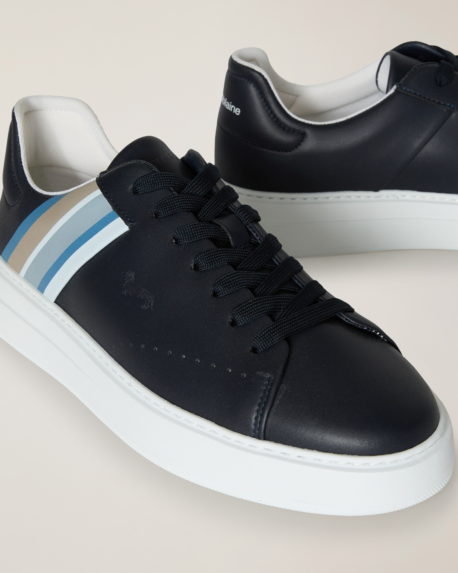 Sneaker with screen print, Blue, large image number 3