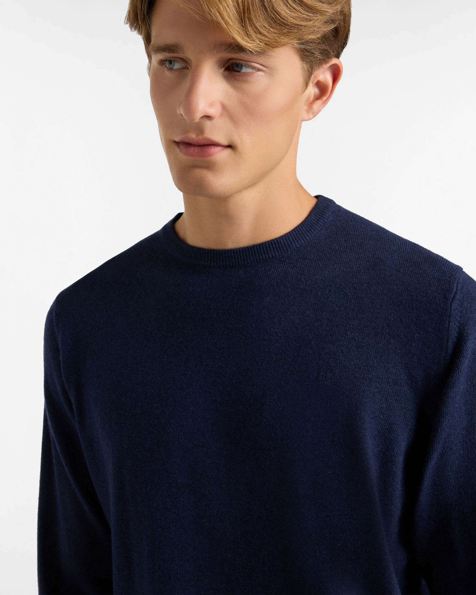 Maglione Girocollo basic, Blu Scuro, large image number 2