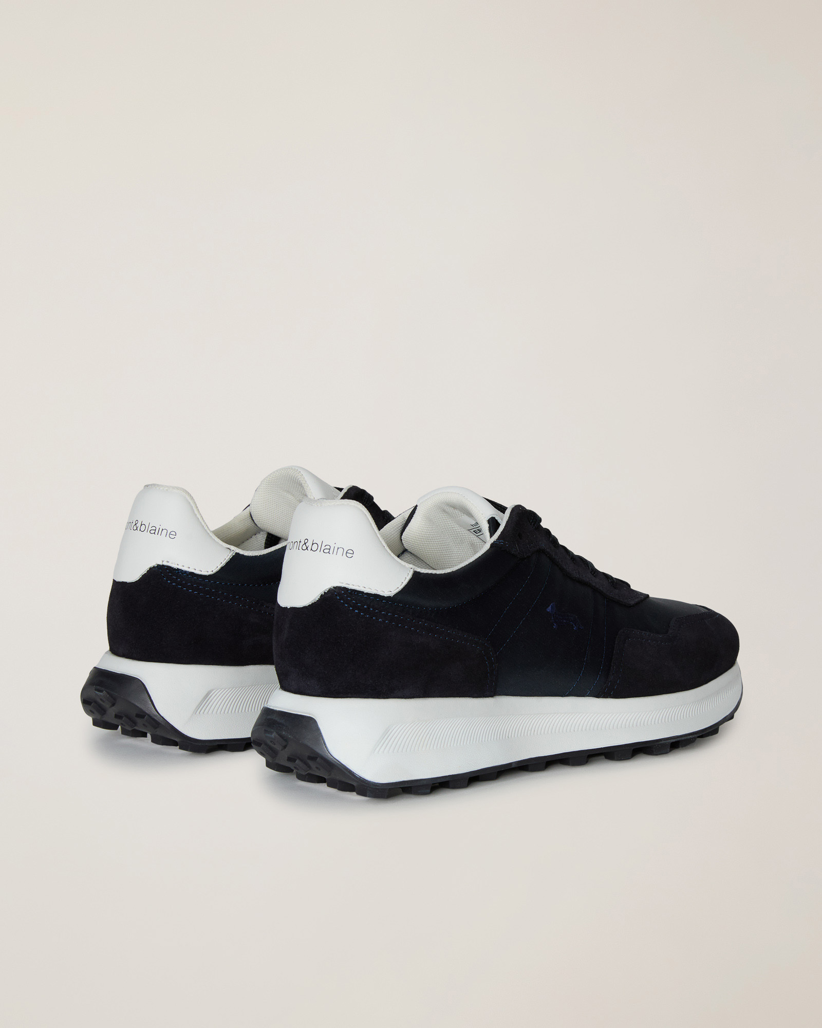 Sneaker with two-tone sole, Blue, large image number 2