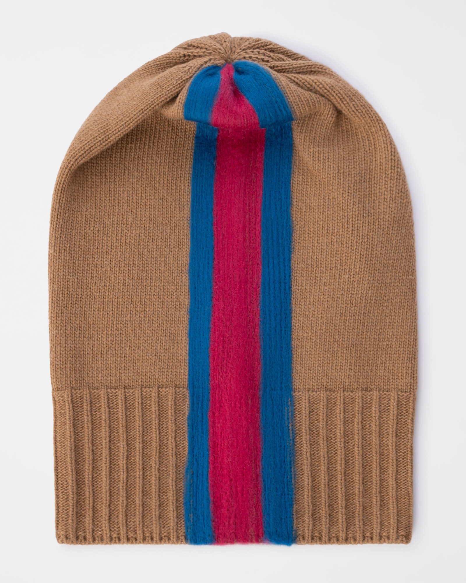 Men&rsquo;s Wool and Cashmere Blend Hat from the Re-Loved Capsule Collection, Made in Italy, BEIGE, large