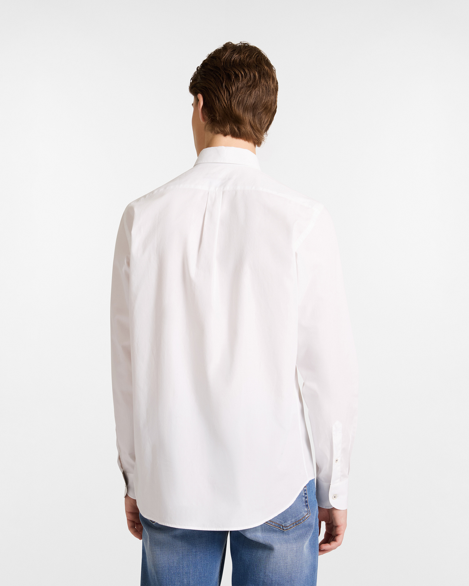 Shirt With Stripes And Logo Lettering