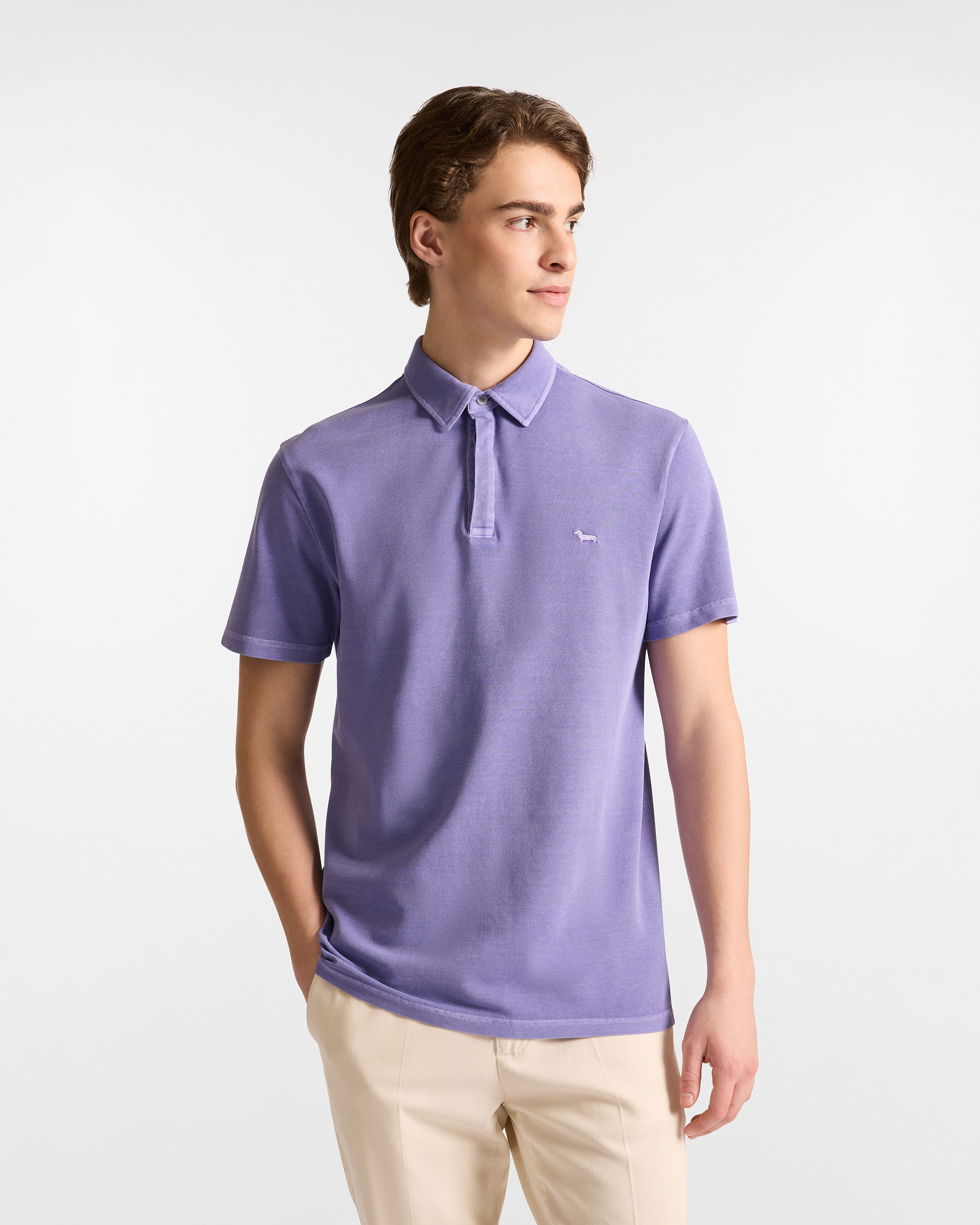 Cotton Polo with Dachshund