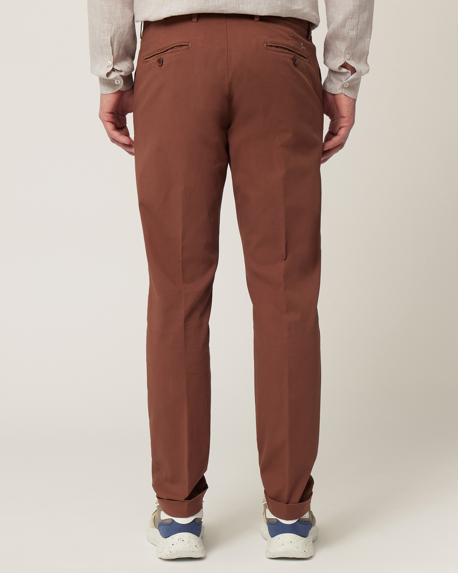 De-stressed Fit Chino Pants, Siena Color, large image number 1