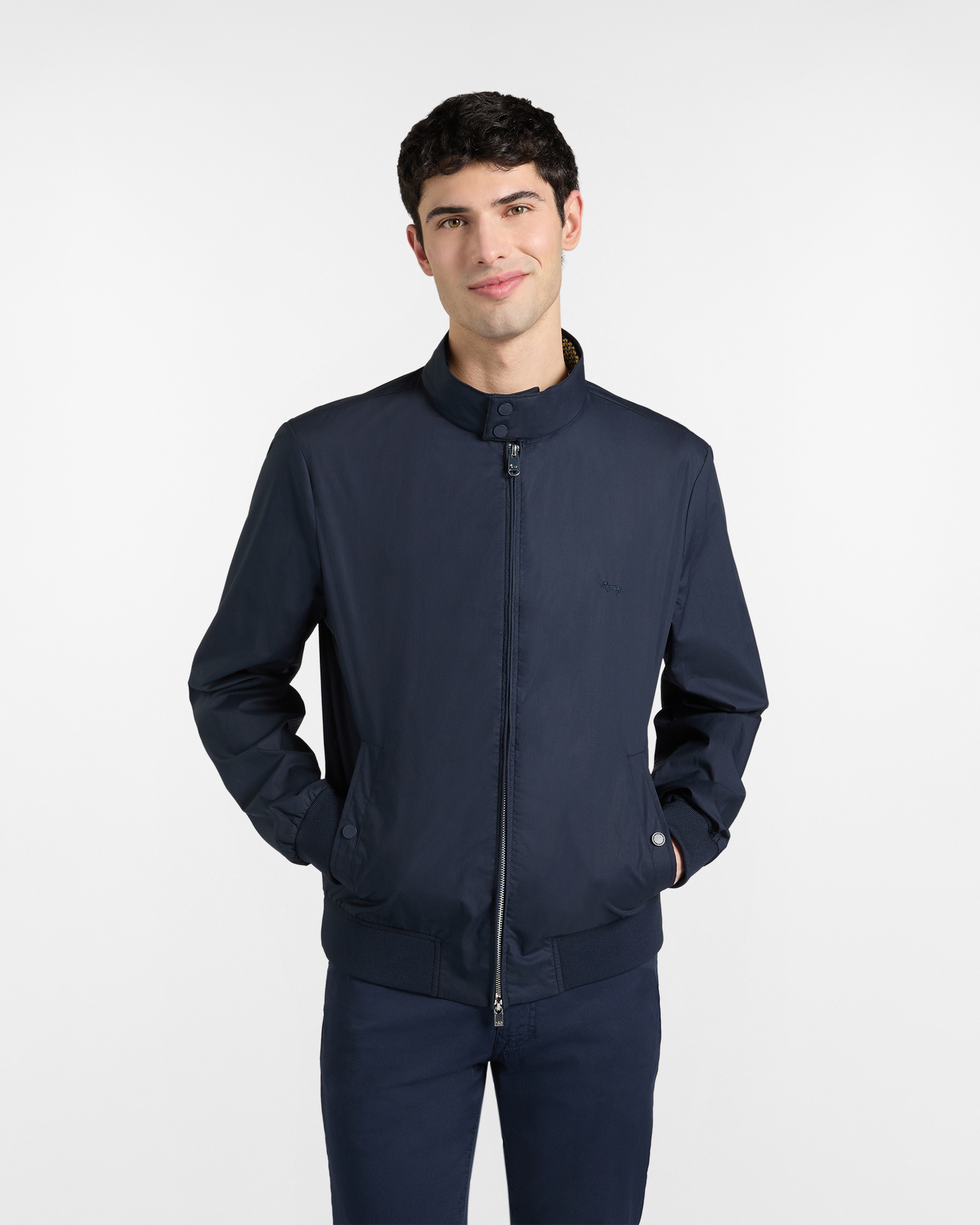 Men's jacket with paper touch effect