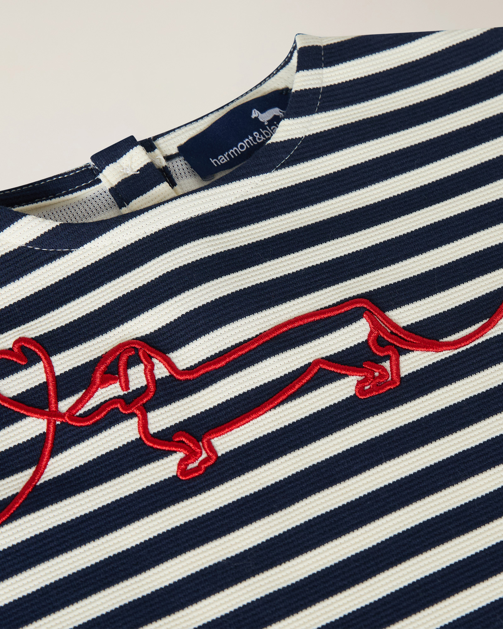 Felpa in stile marinaro , Blu Navy, large image number 2