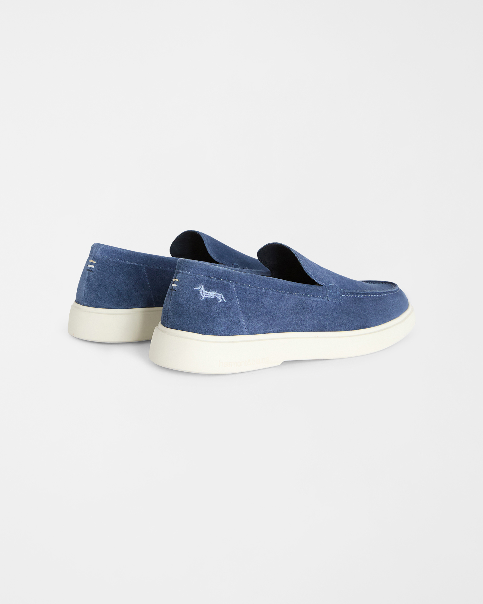 Slip-on in suede, Blu, large image number 2