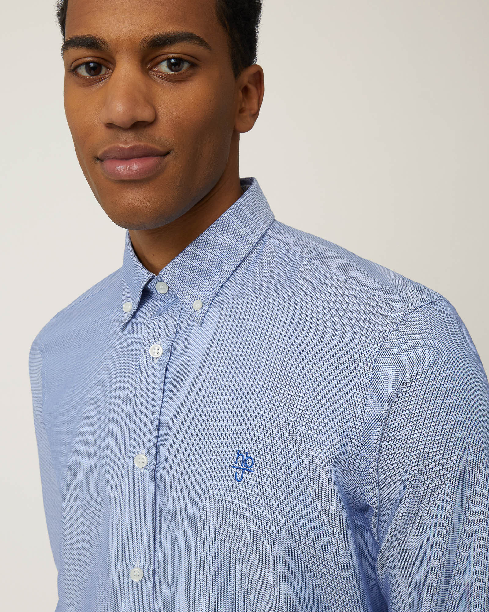 Woven Cotton Shirt , Electric Blue, large image number 2