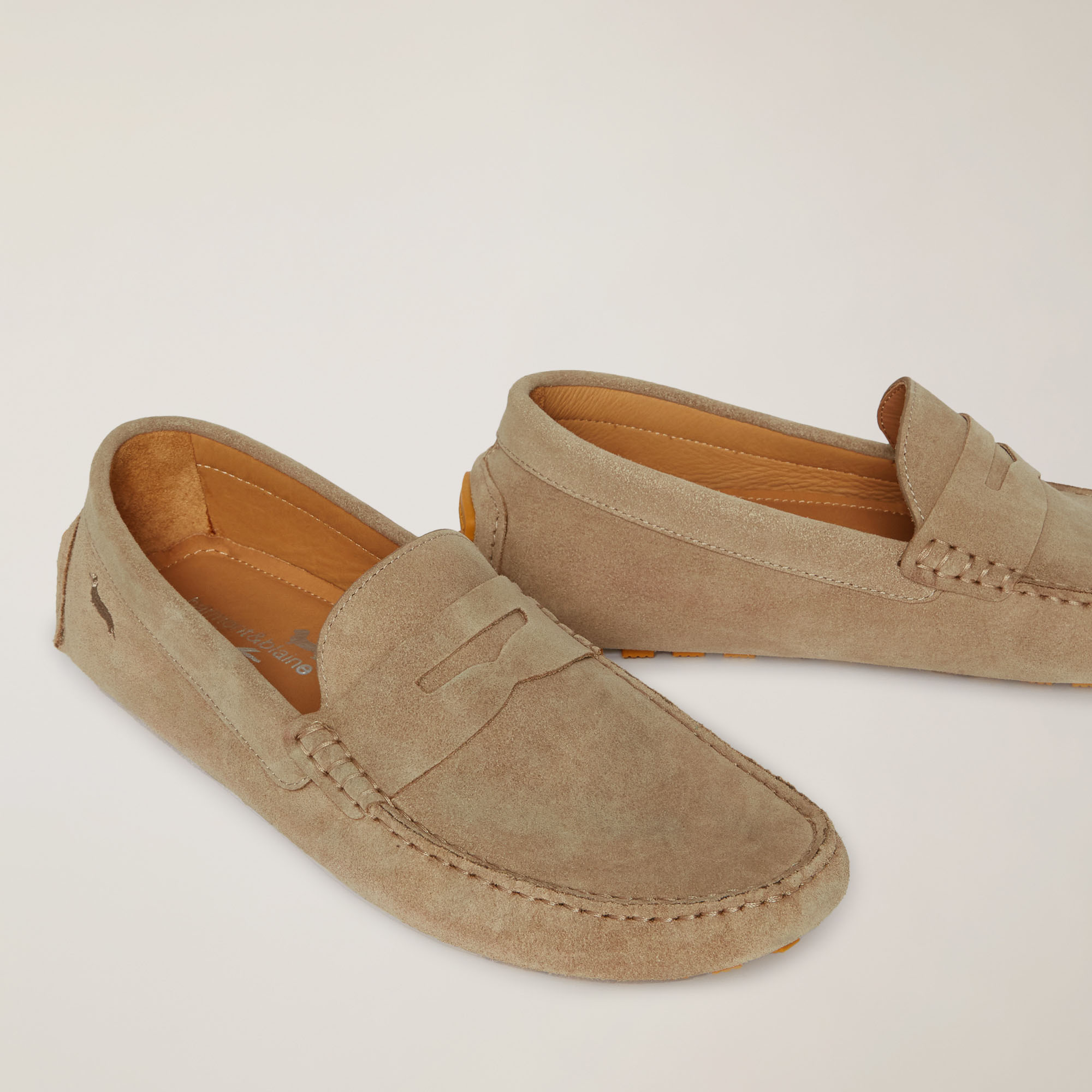 Loafer with Cleats, Beige, large image number 3