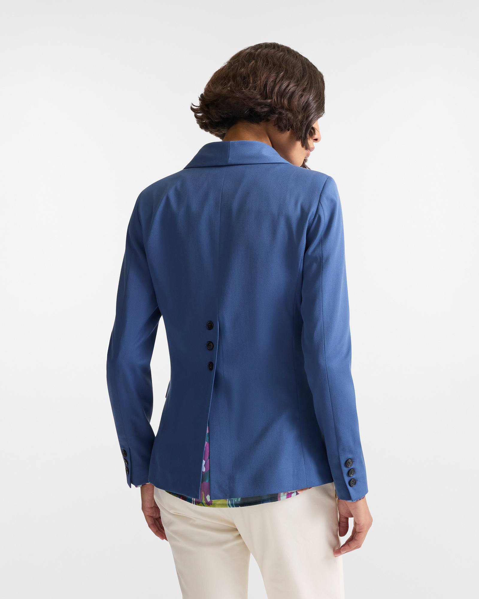 Single-Breasted Jacket In Fluid Fabric