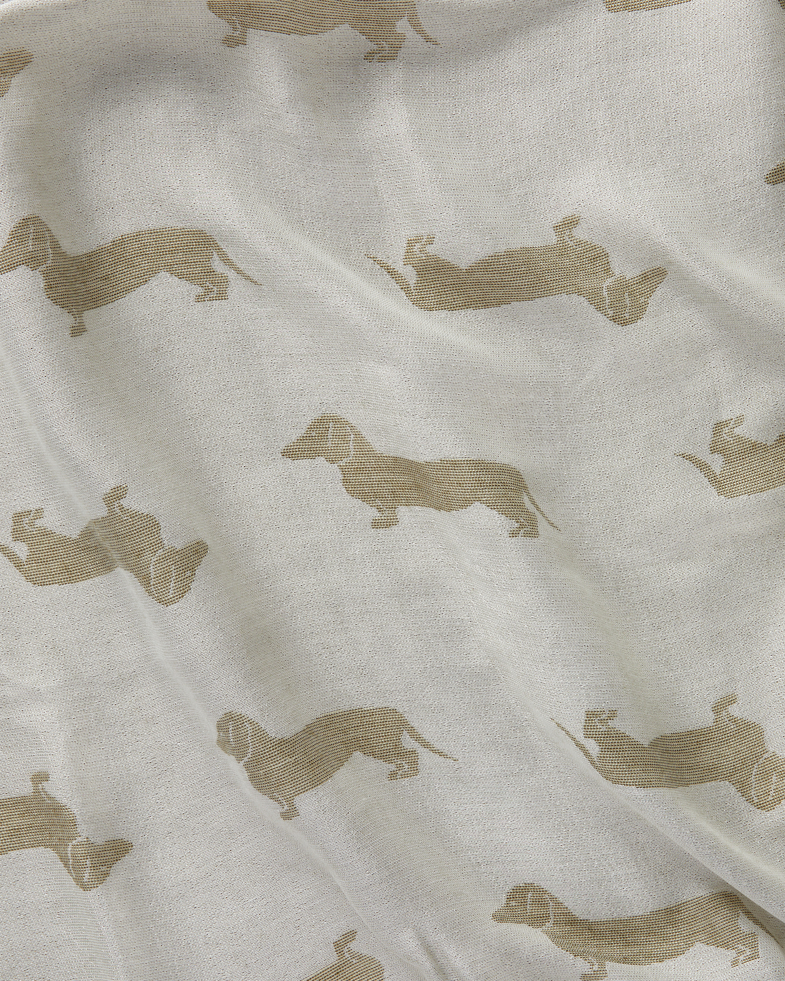 Light Scarf with All-Over Dachshunds