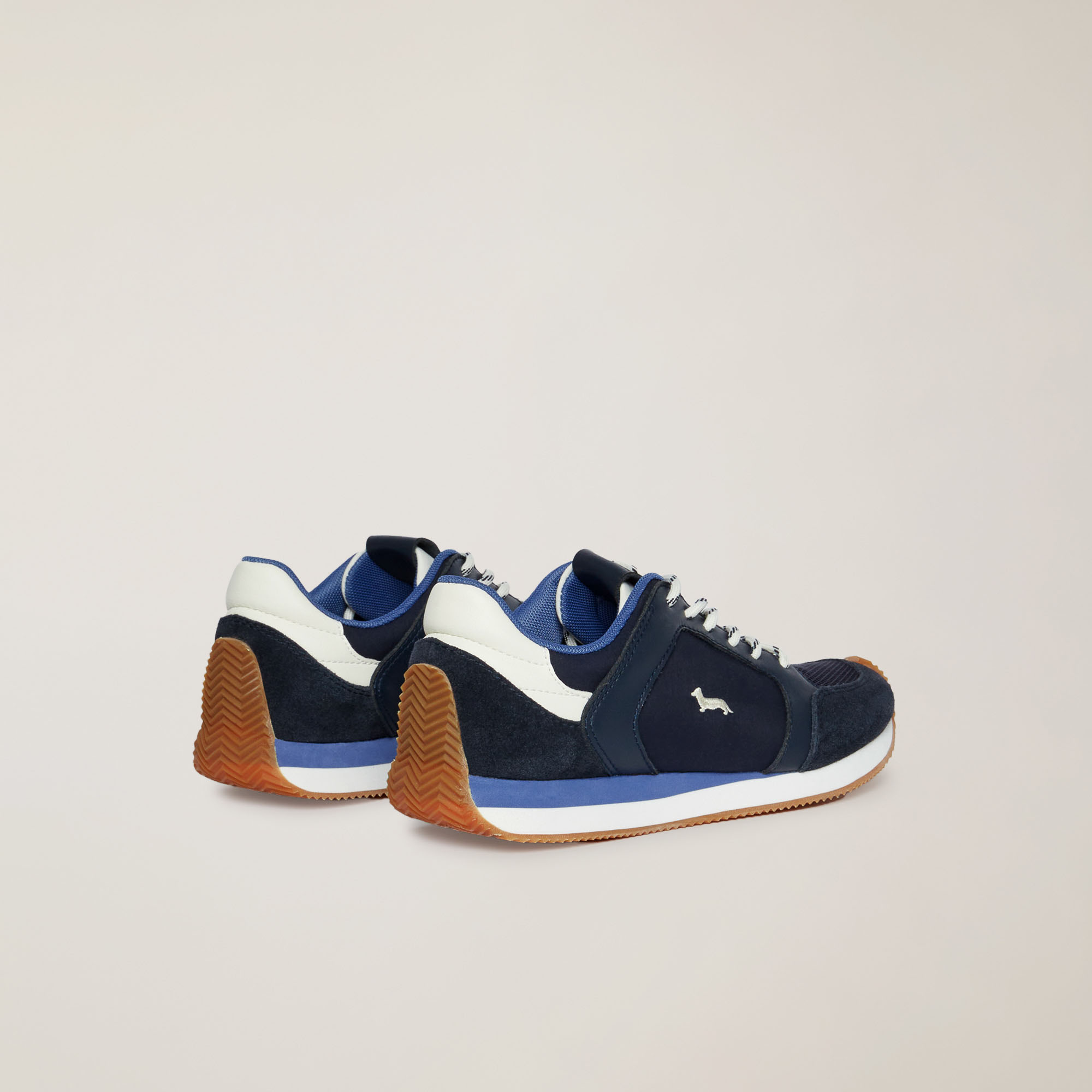 Sneakers mit Sohle in Kontrastfarbe, Blau, large image number 2