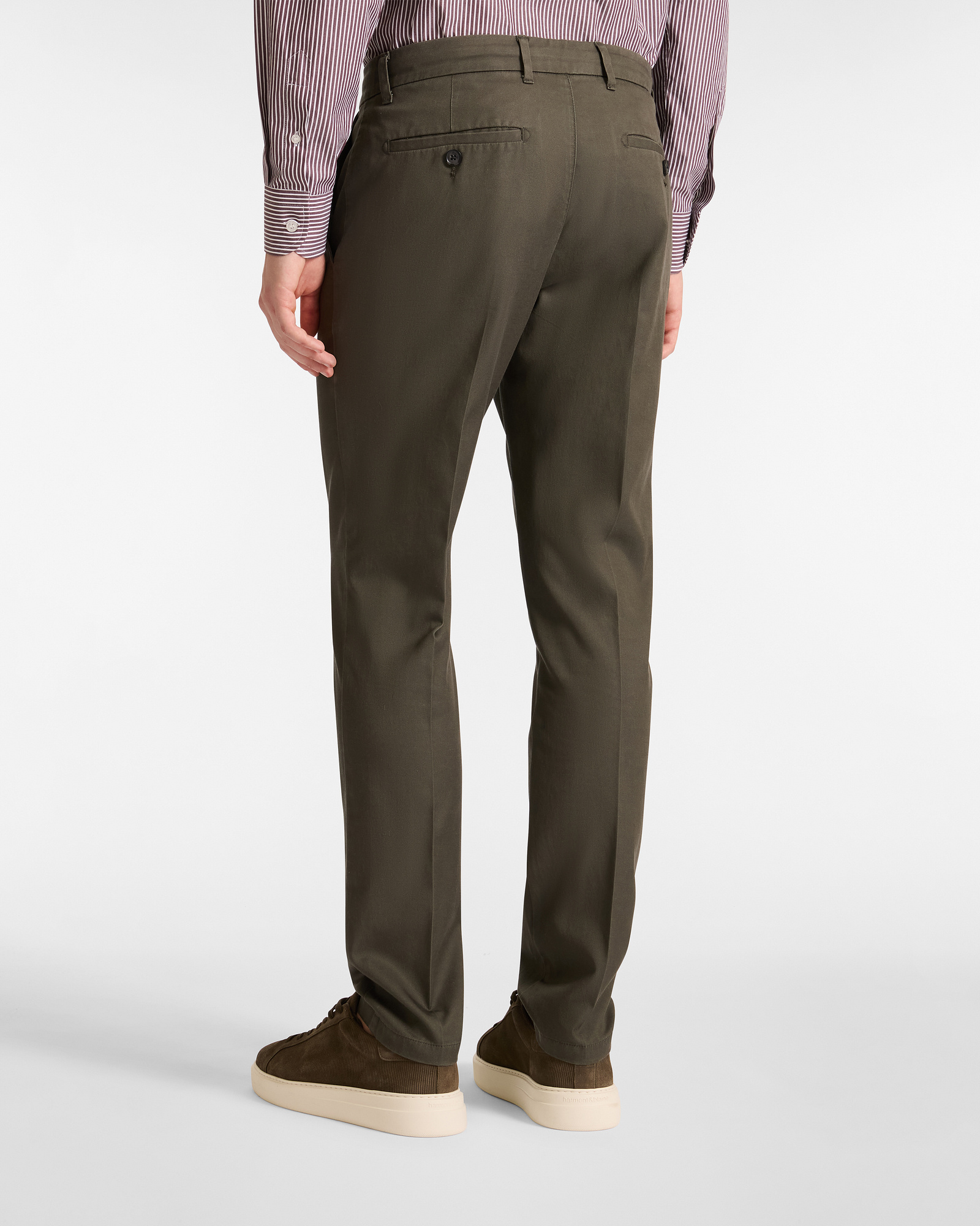 Relaxed Fit Chino Pants, Green, large image number 1