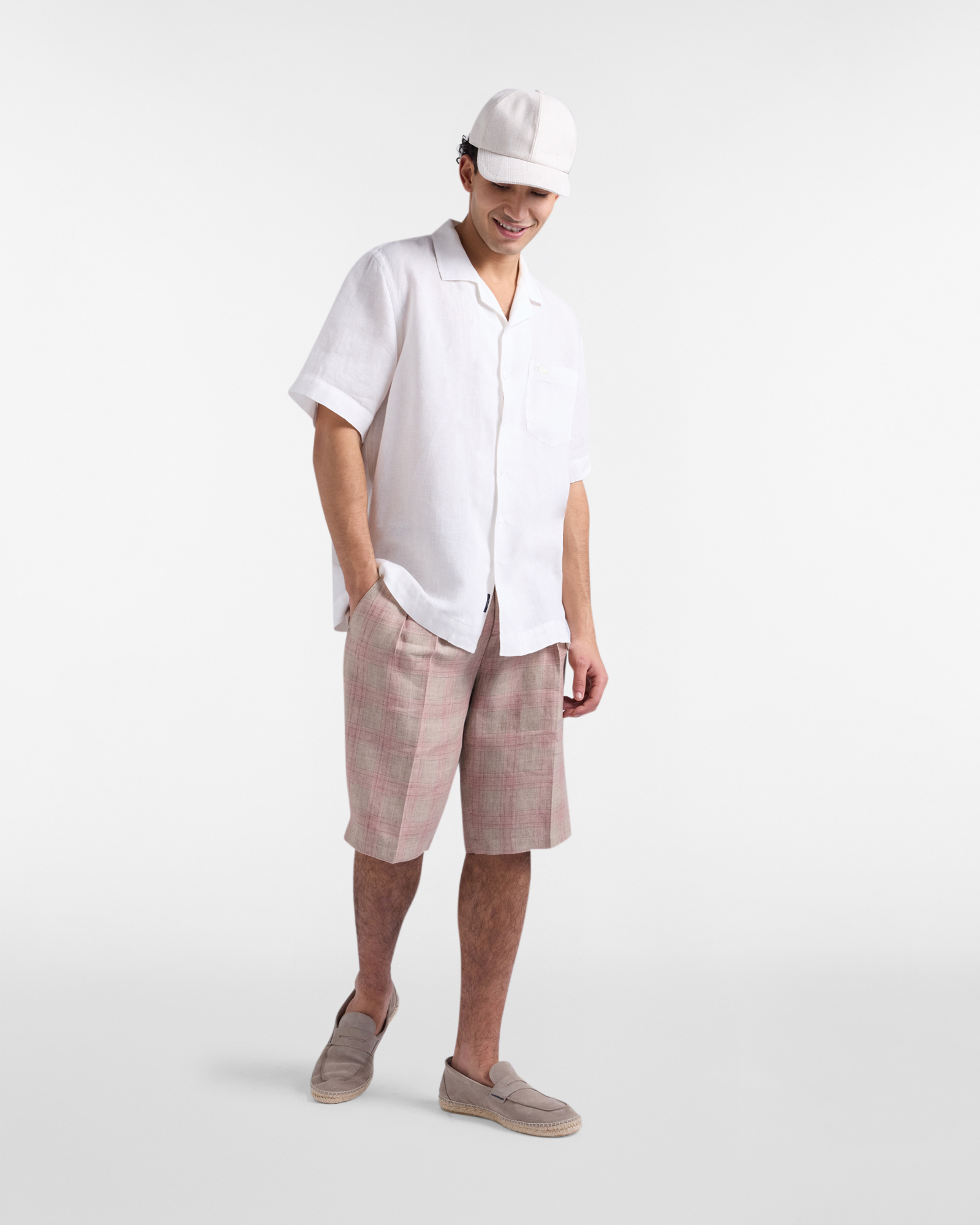 Camisa de hombre de la colecci&oacute;n &laquo;Artigianalit&agrave; a Colori&raquo;, Blanco, large image number 3