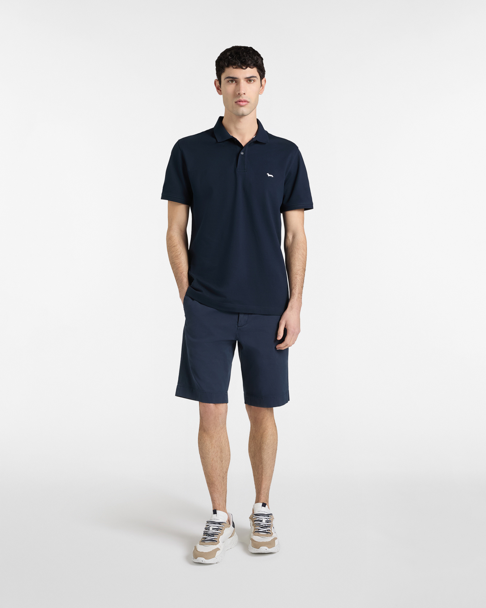 Bermudas de hombre semicouture, Azul, large image number 3