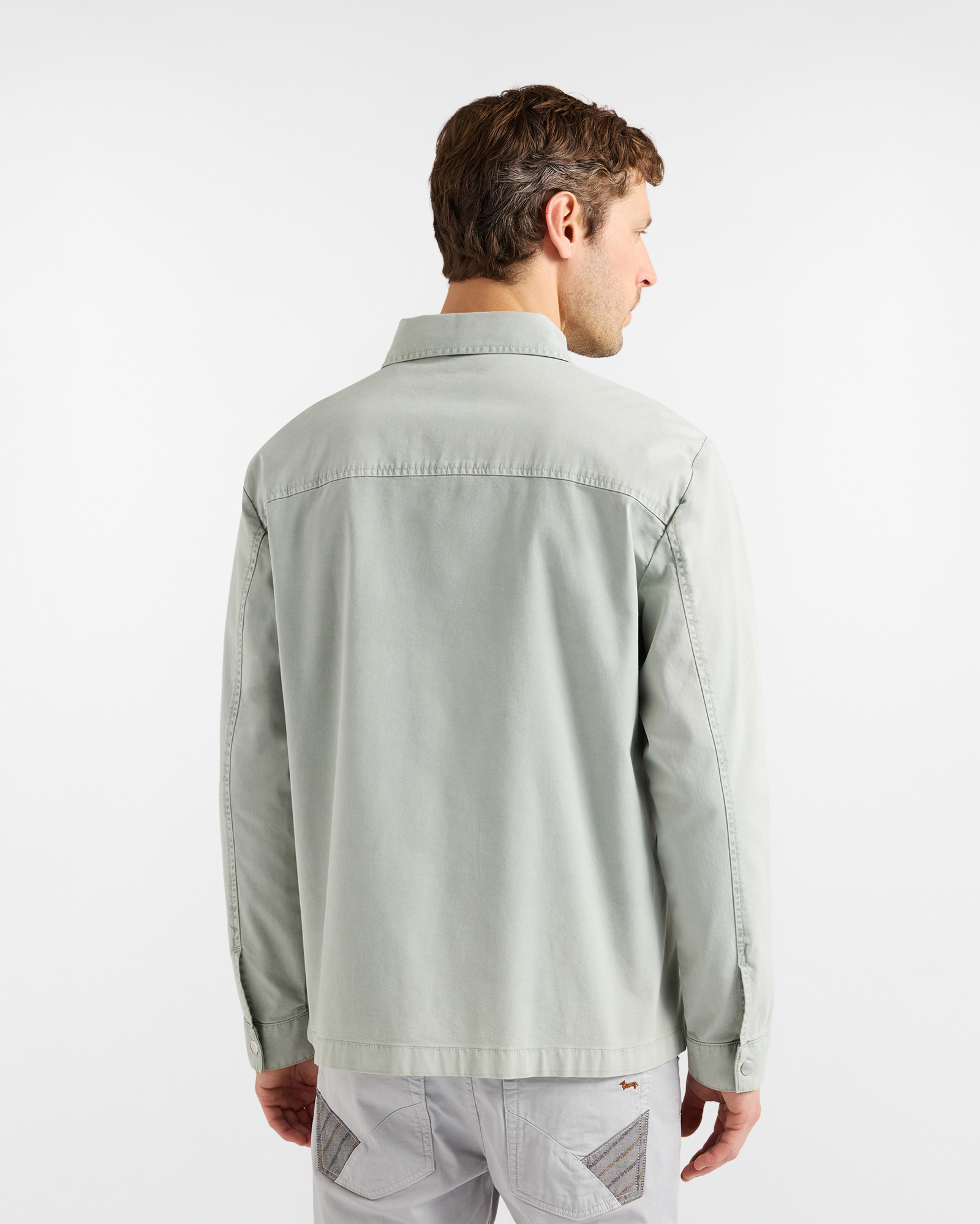 Overshirt Garment dye with pockets