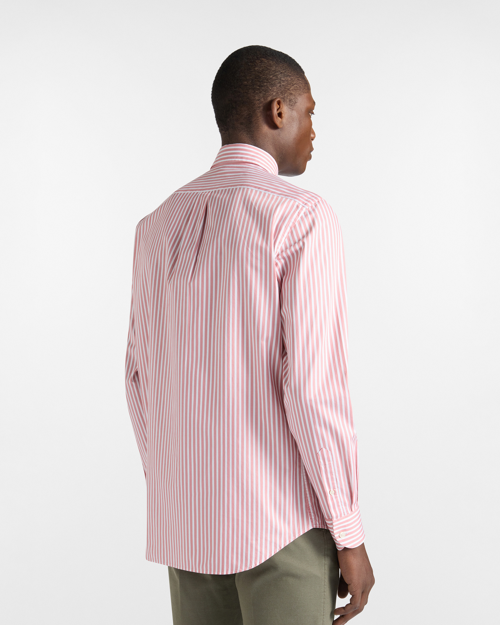 Camicia A Righe Con Bassotto, Rosa Antico, large image number 1