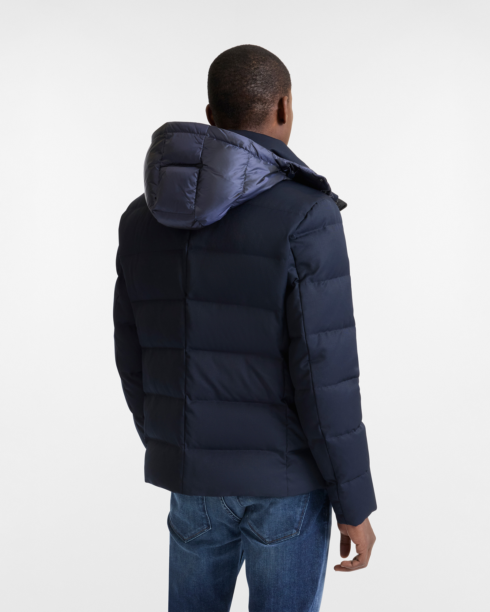 Doudoune En Laine Technique Avec Capuche