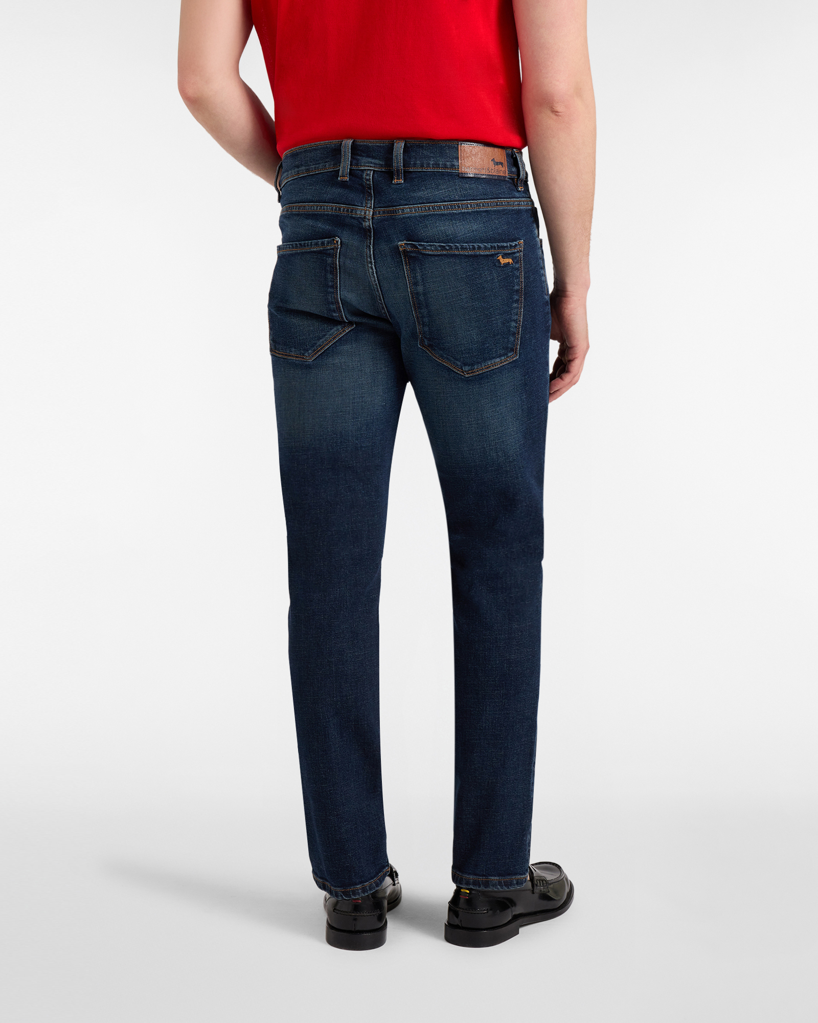 Men's narrow-fit five-pocket jeans