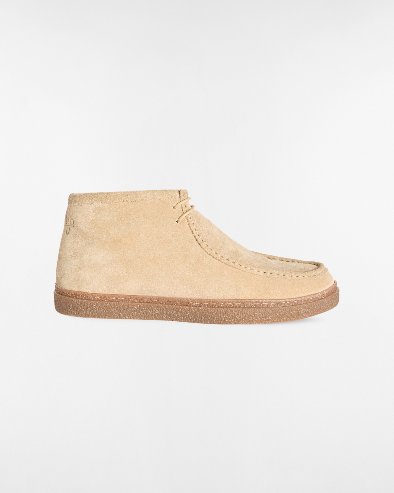 Suede Ankle Boots with Contrast Sole