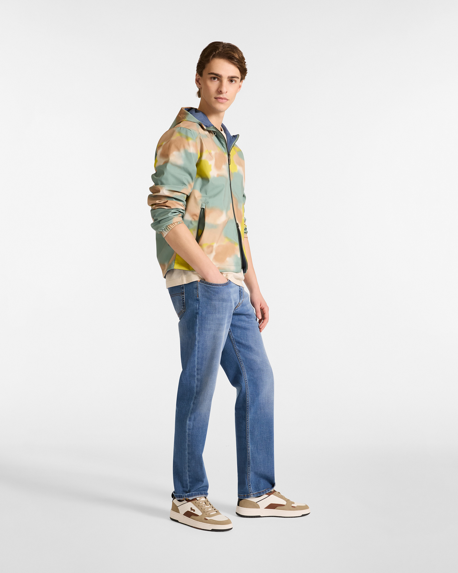Jeans In Denim Riciclato, Blu Denim, large image number 3