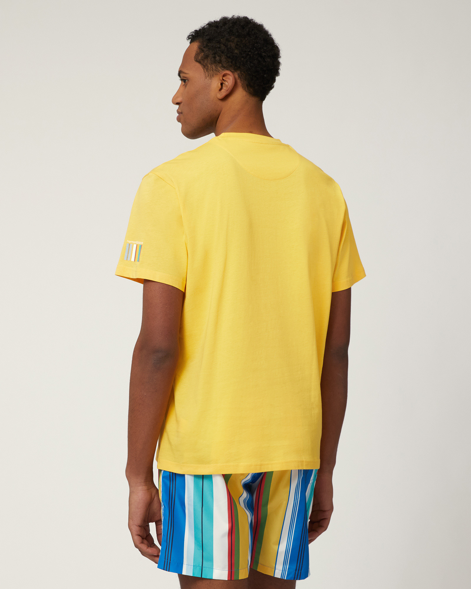 Pima Cotton T-Shirt, Canary Yellow, large image number 1