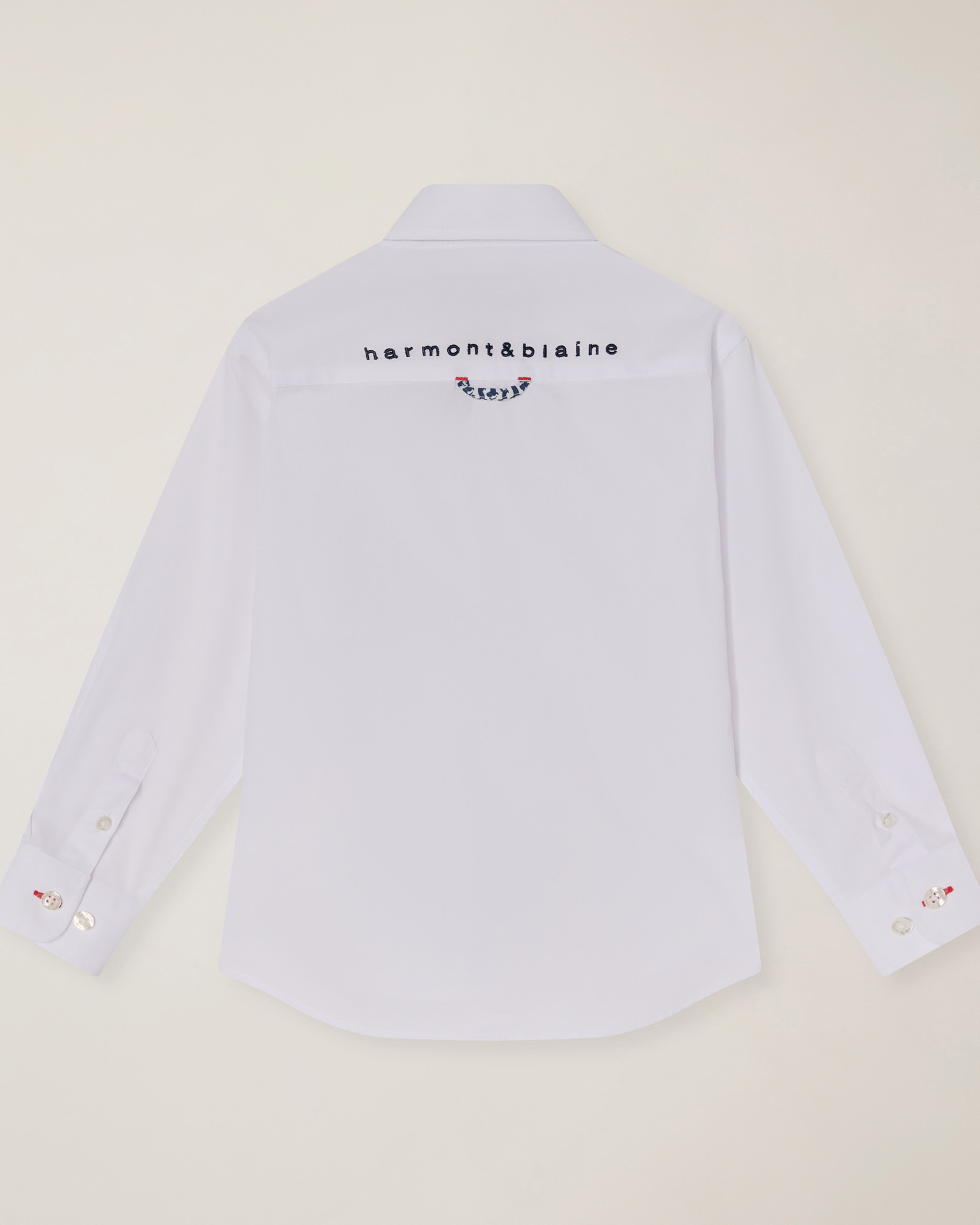 Cotton shirt with breast pocket , White, large image number 1