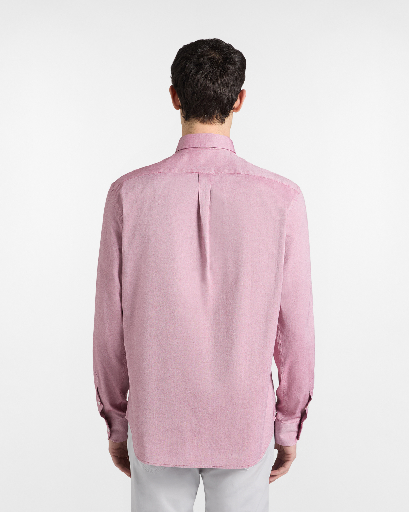 Regular-fit solid color shirt, Red, large image number 2