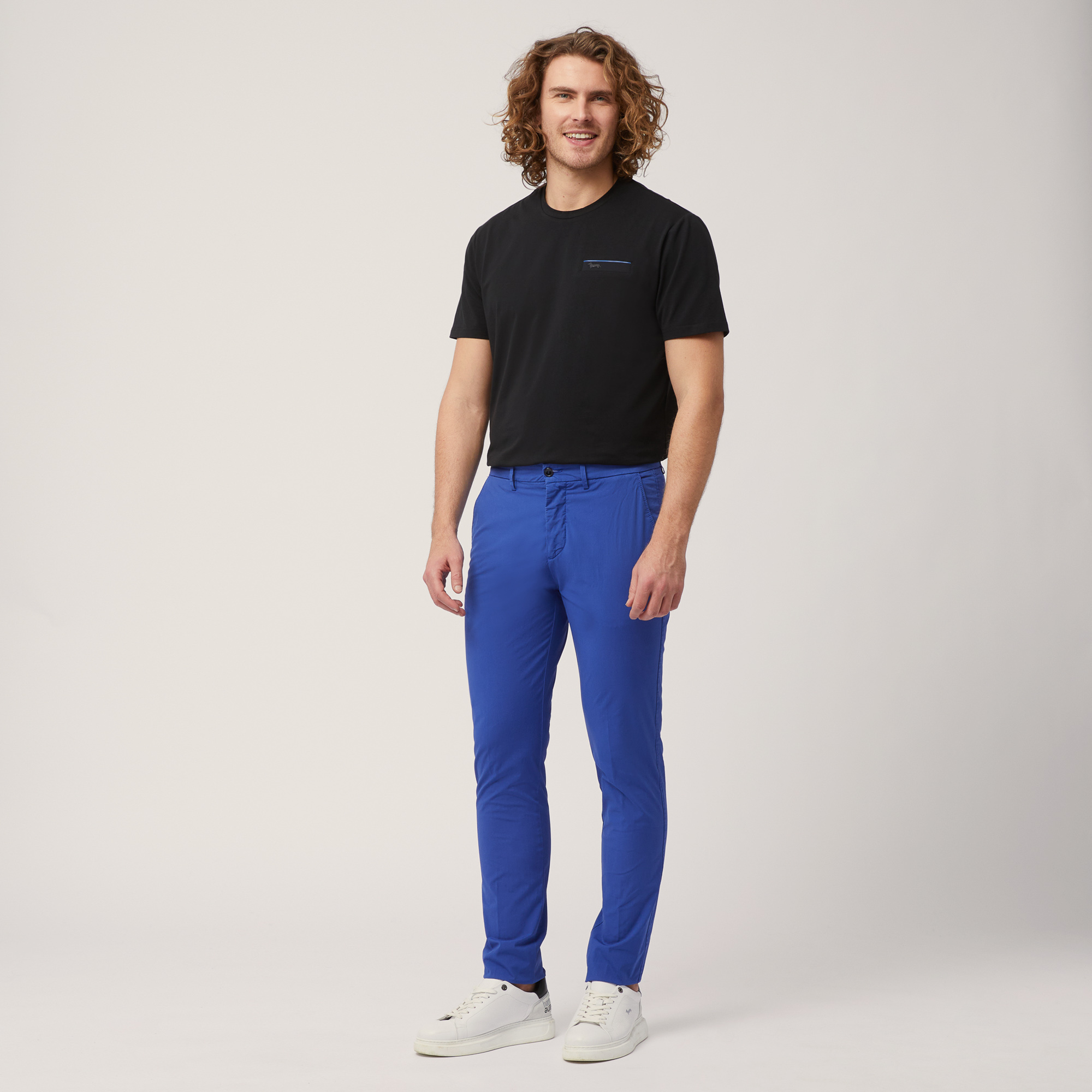 Narrow Fit Chino Pants, Hydrangea, large image number 3