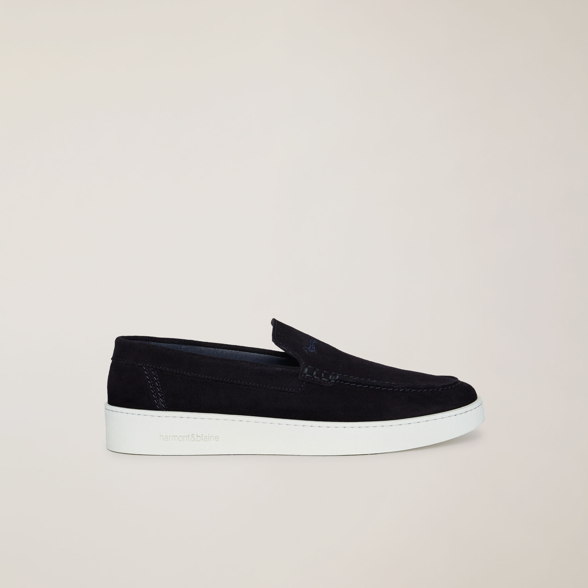 Slip-On Leder-Sneaker, Blau, large image number 0