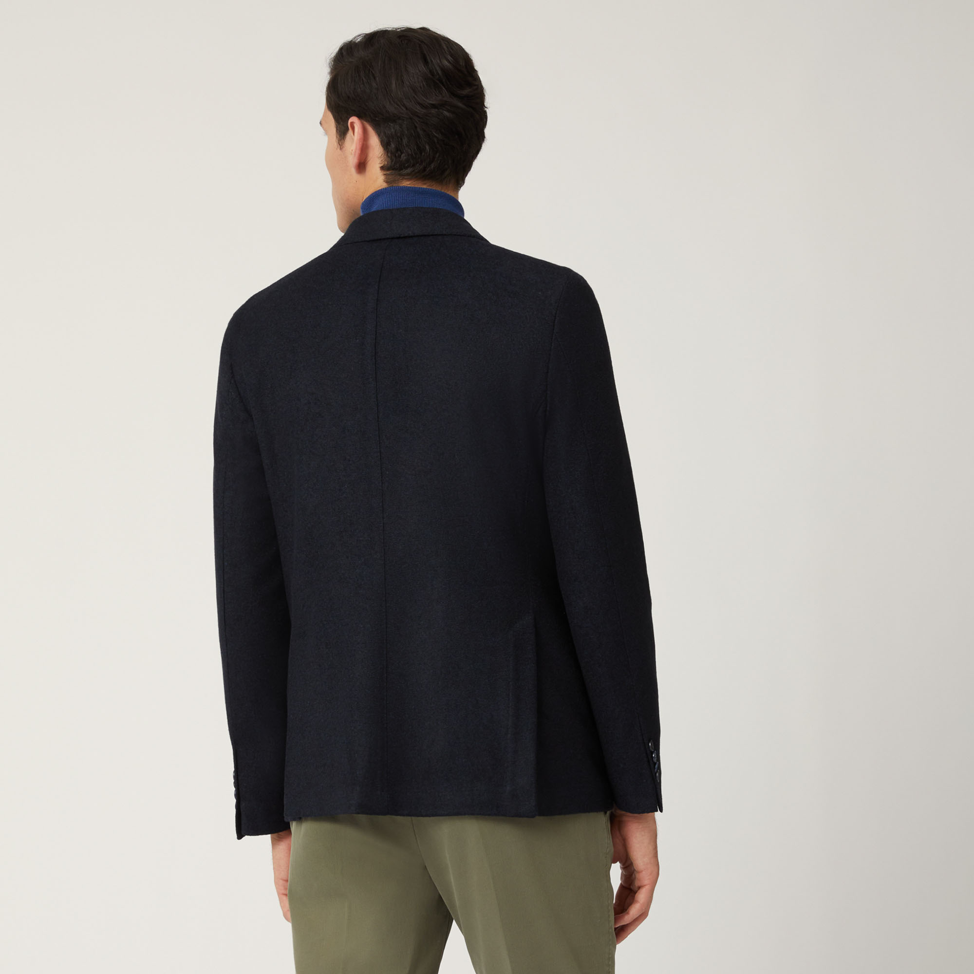 Giacca In Jersey Con Interno Stampato Art Academy, Blu Navy, large image number 1