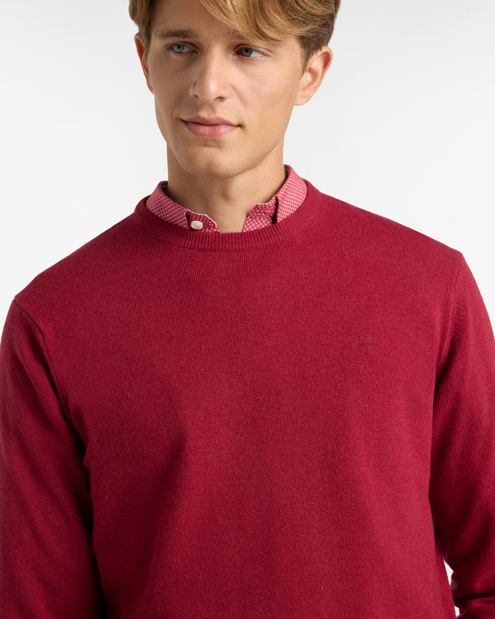 Maglione Girocollo basic, Rosso, large image number 2