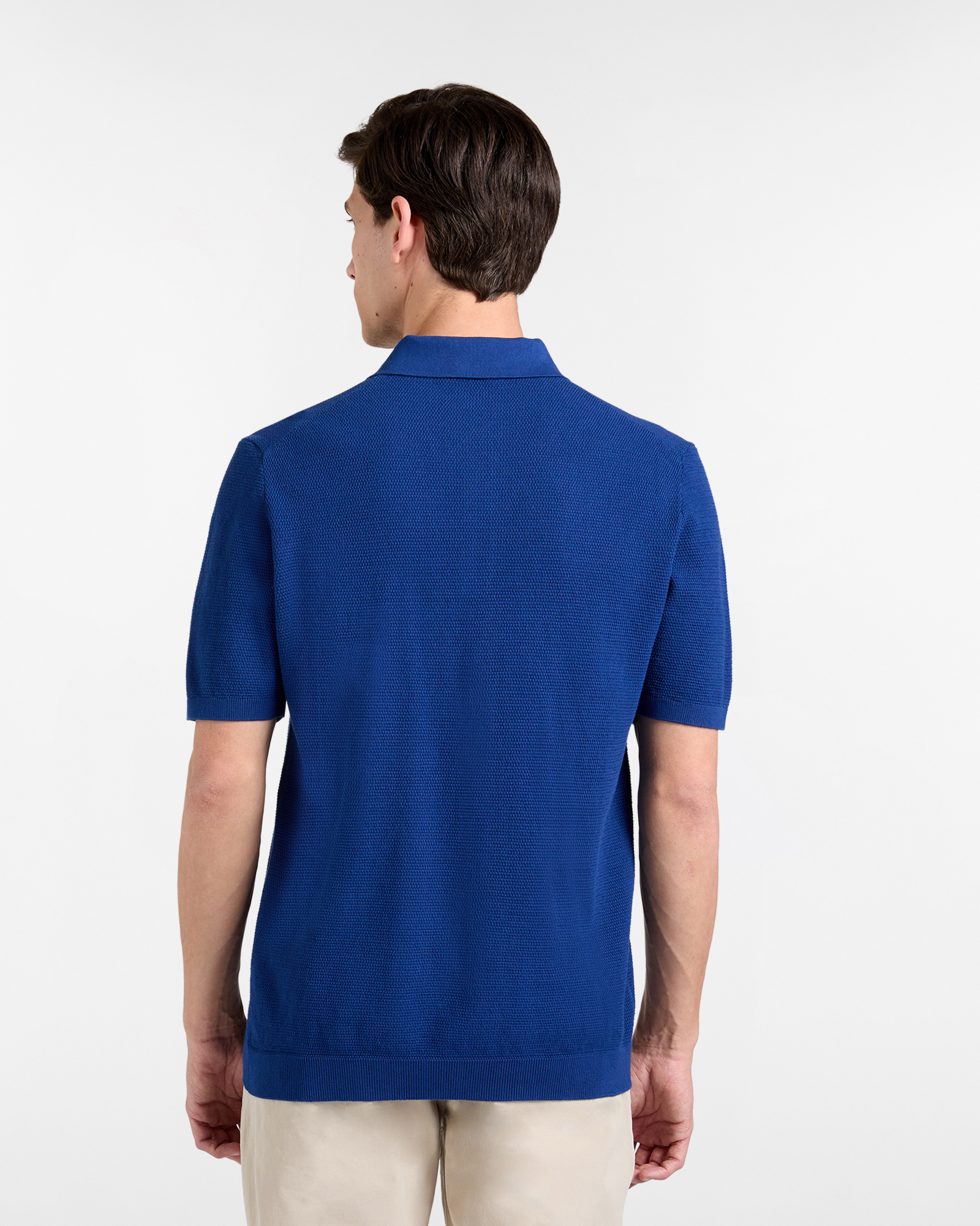 Polo Uomo in Maglia Strutturata