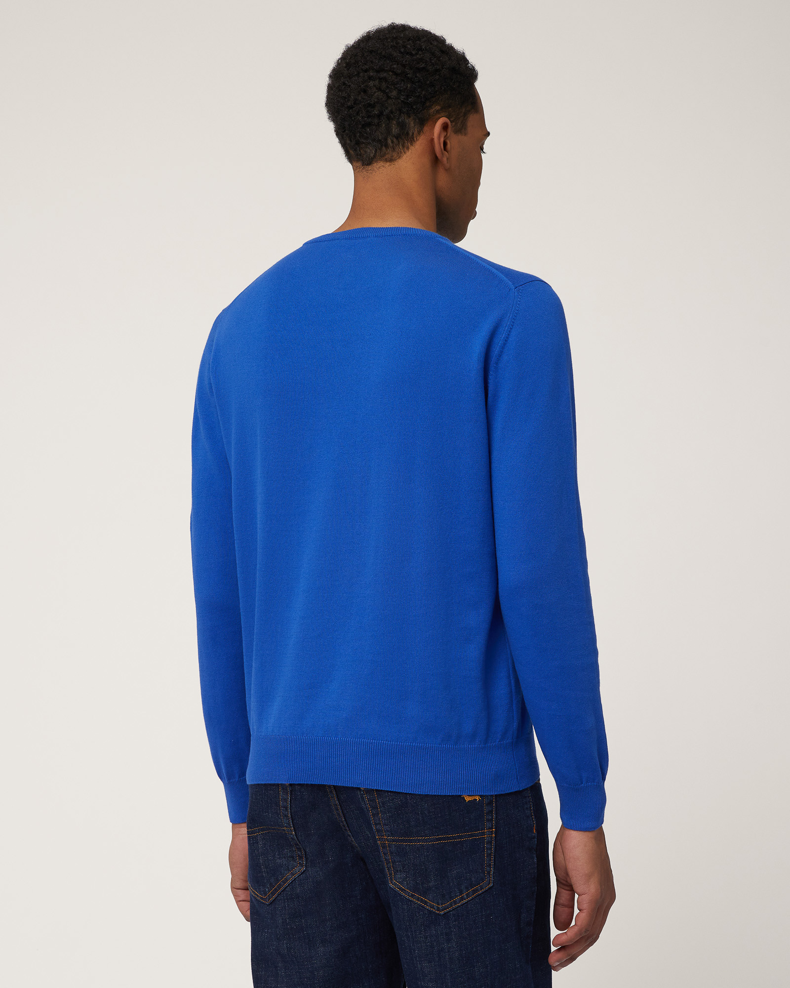 Cotton Crew Neck Pullover